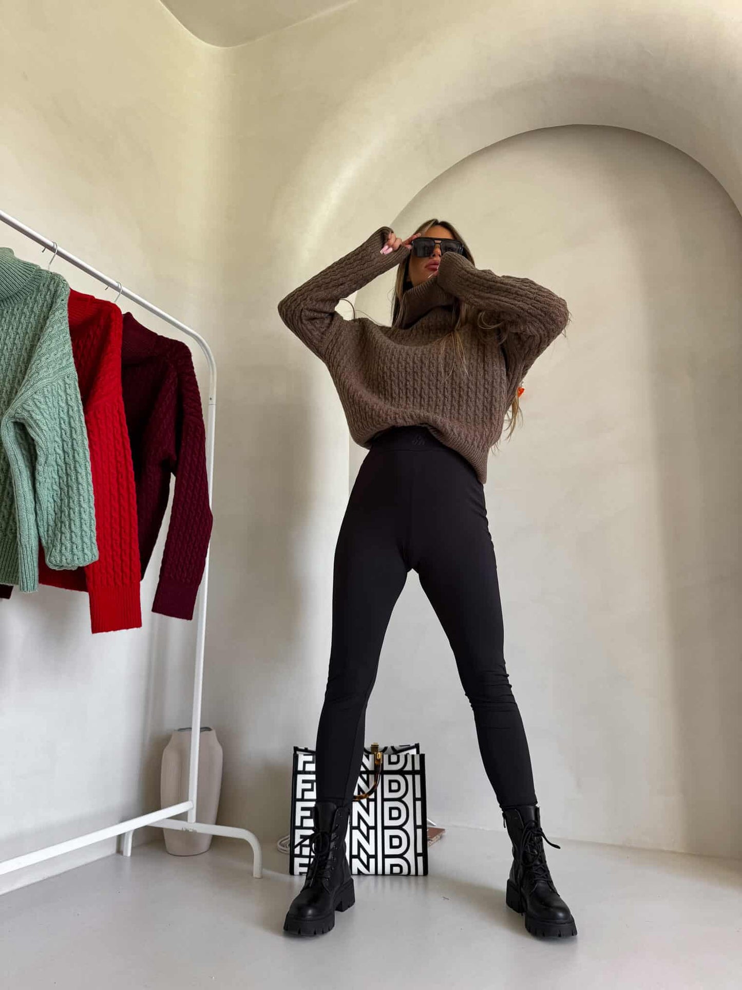 Rollkragenpullover INKO - Schoko