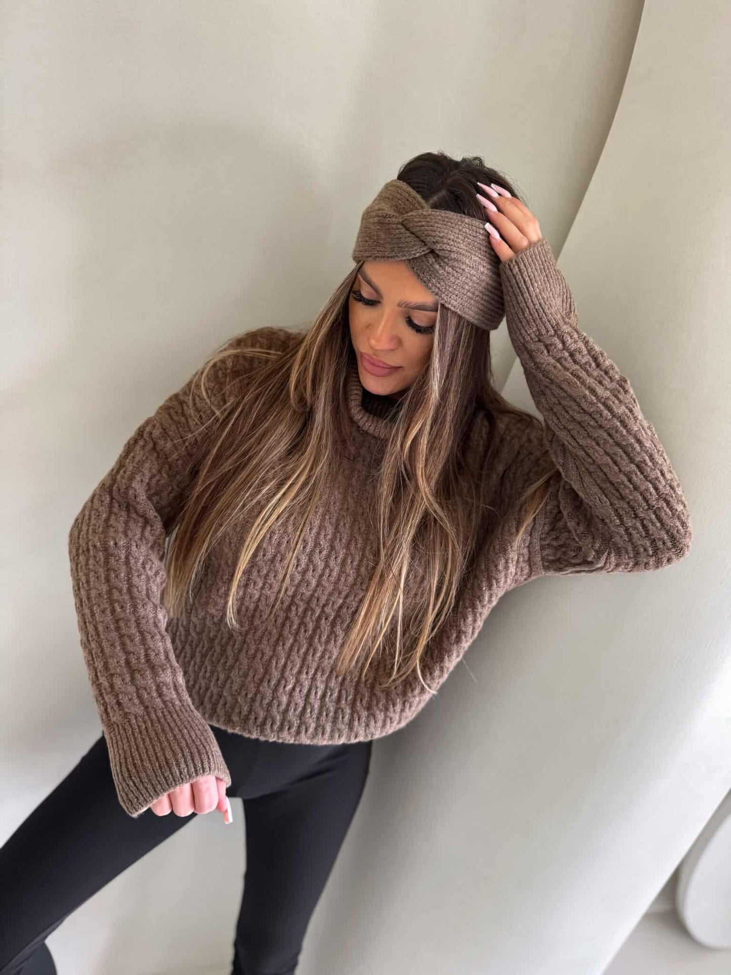Rollkragenpullover INKO - Schoko