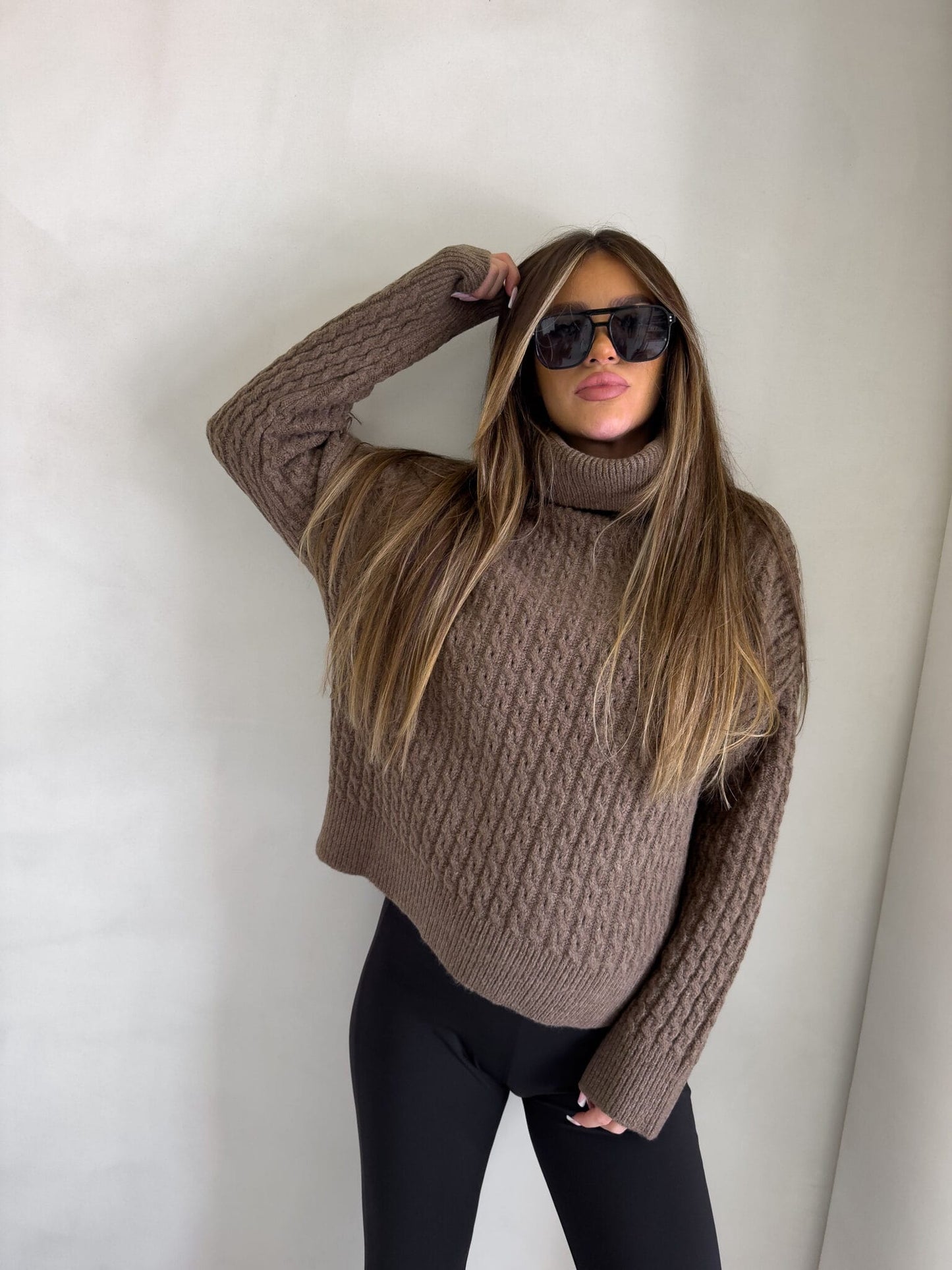 Rollkragenpullover INKO - Schoko
