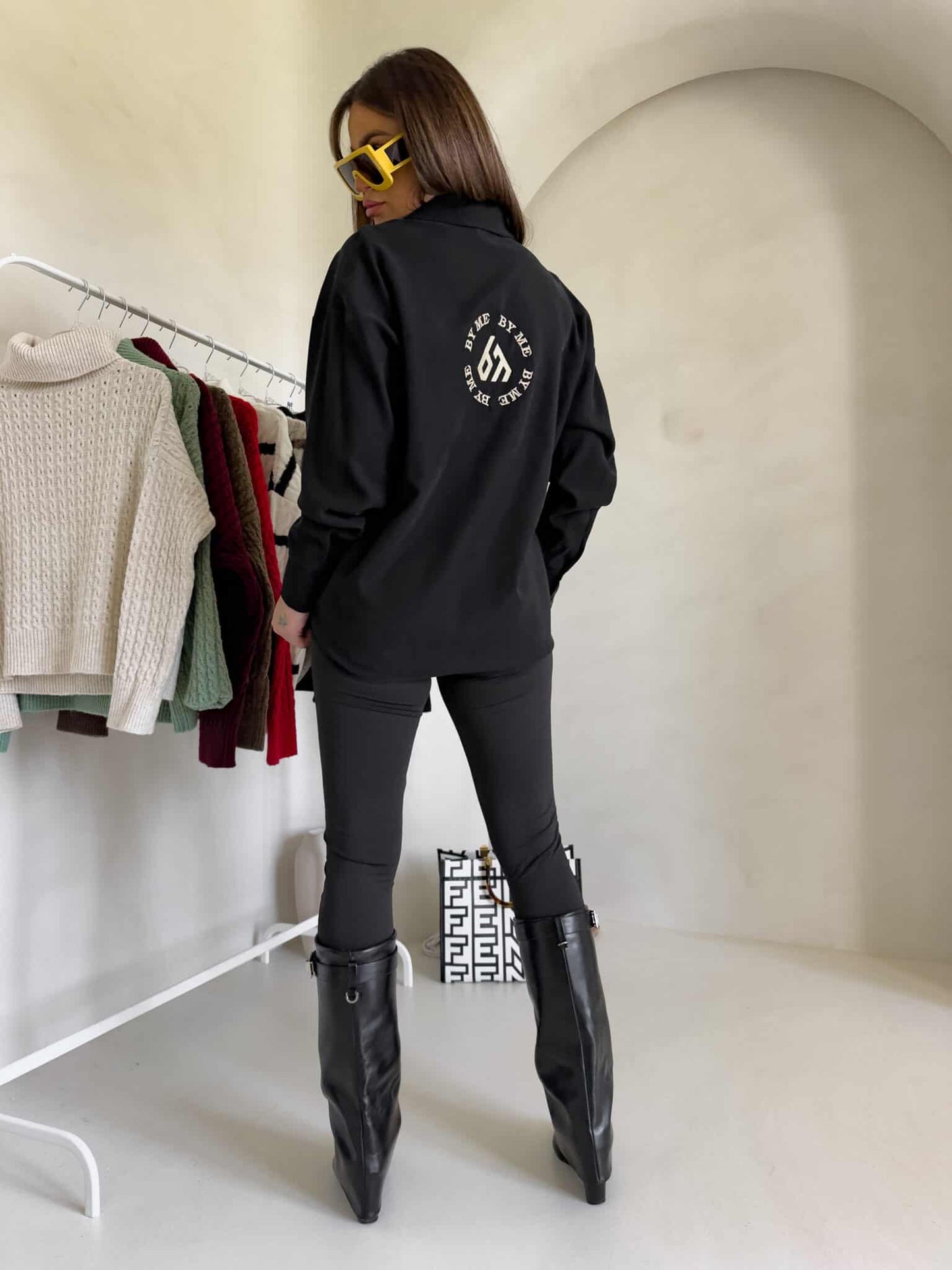 Damenbluse BLINK - schwarz