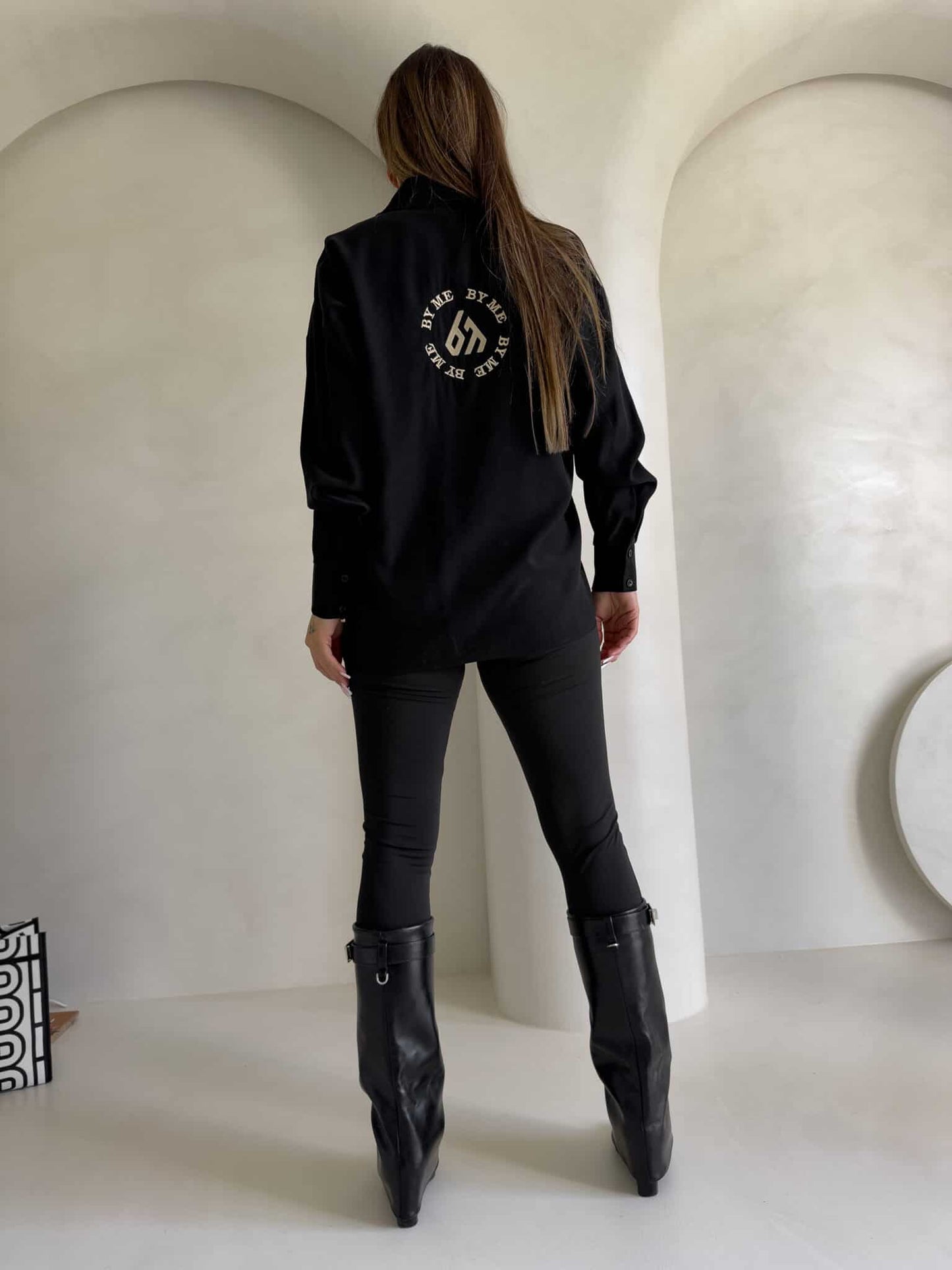Damenbluse BLINK - schwarz