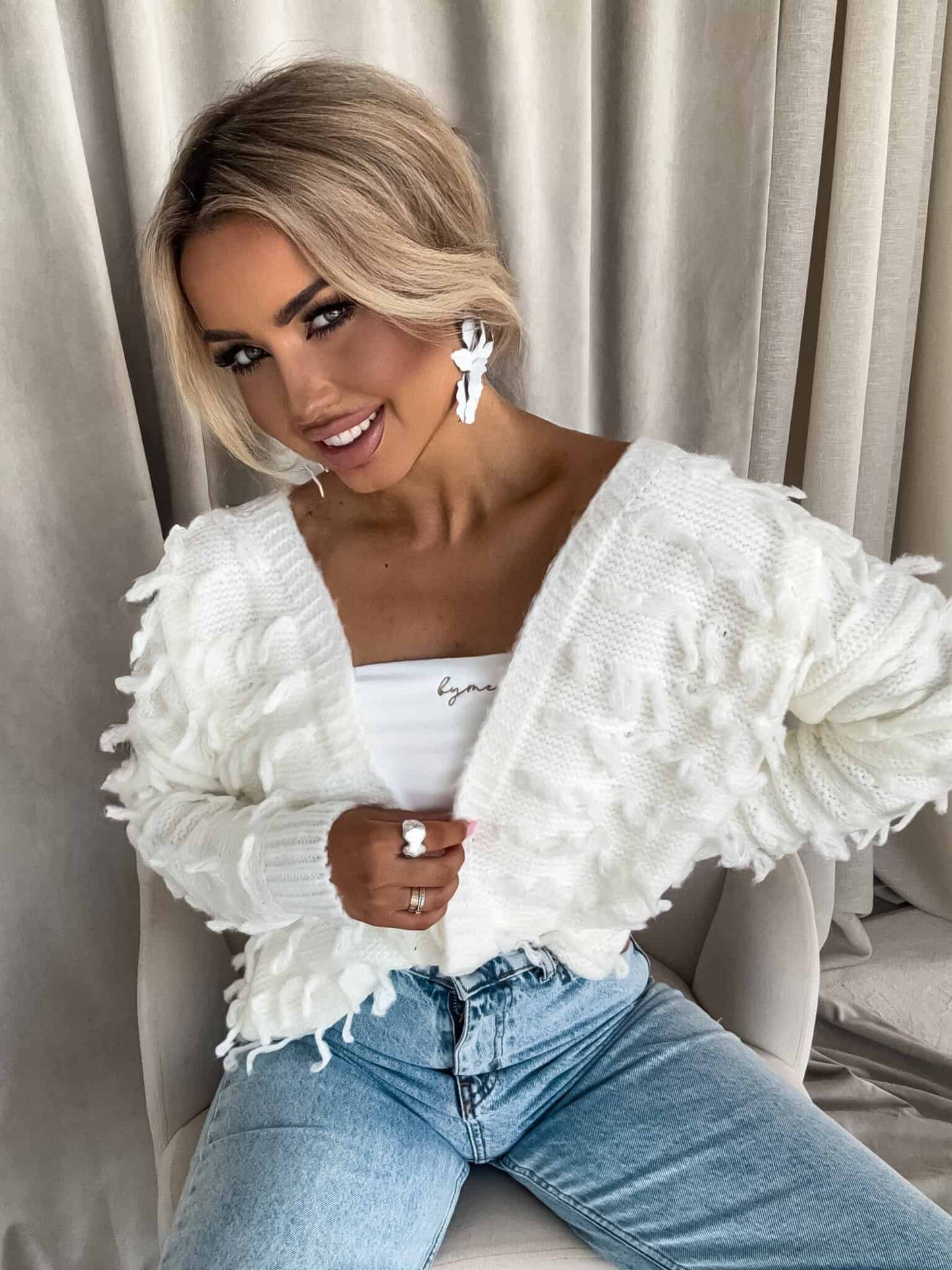 Pullover LIZZY – ecru