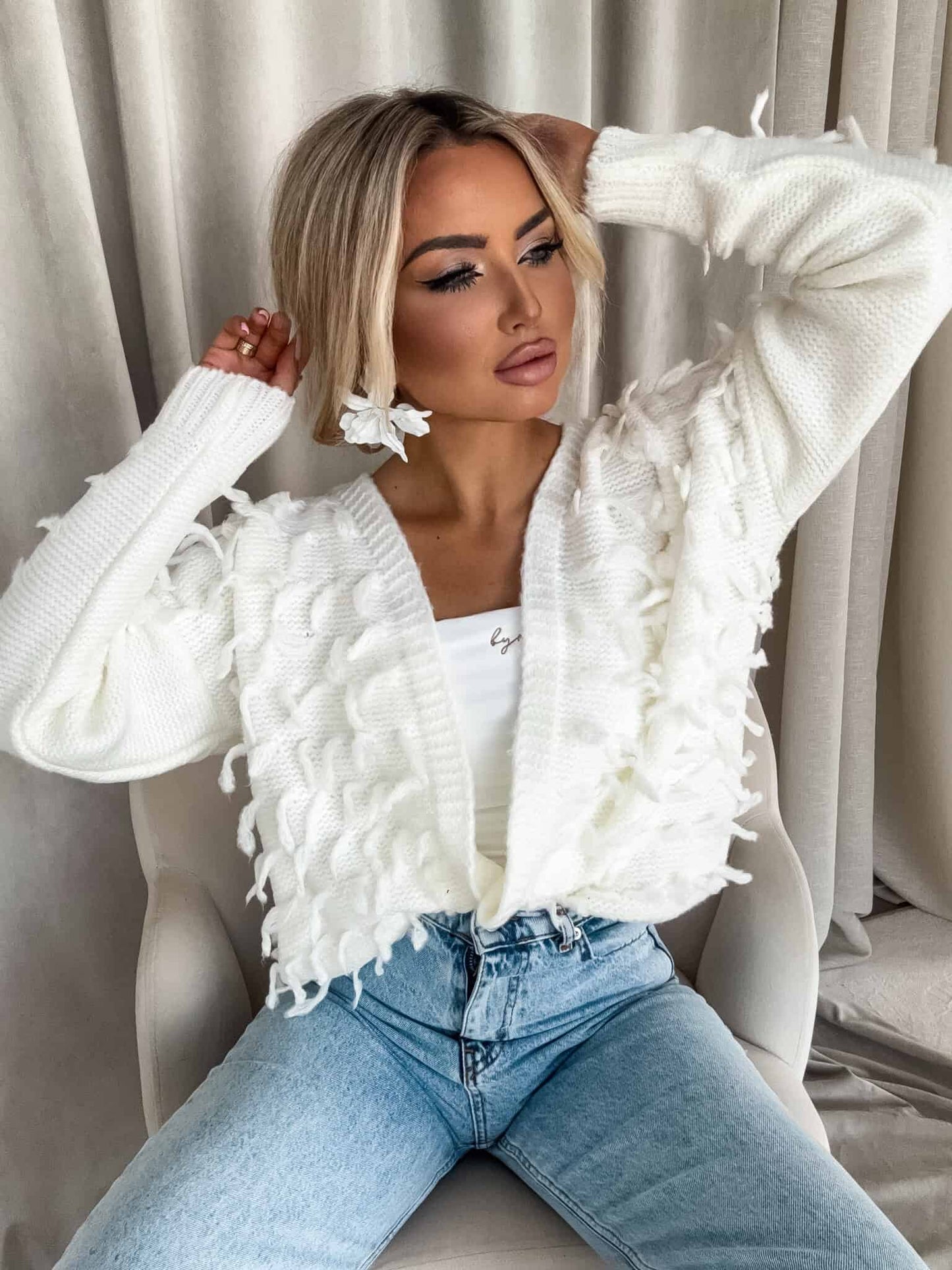 Pullover LIZZY – ecru