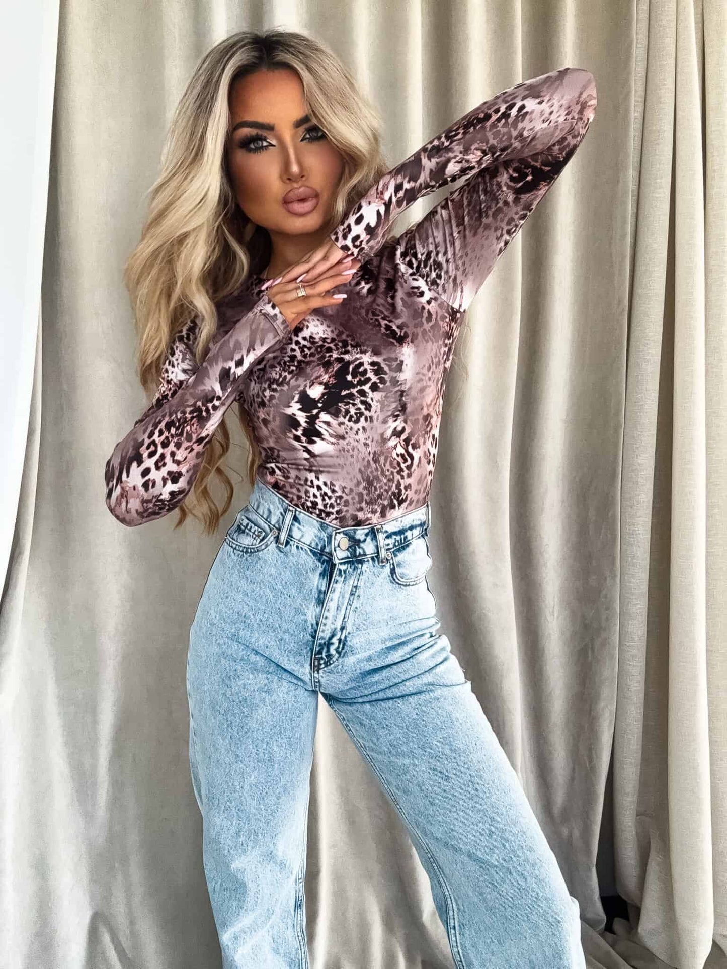 Damenbluse LINDA - Lampart