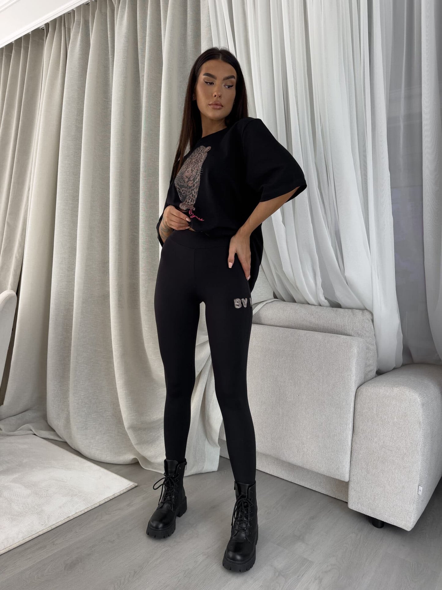 Leggings WOW -Schwarz