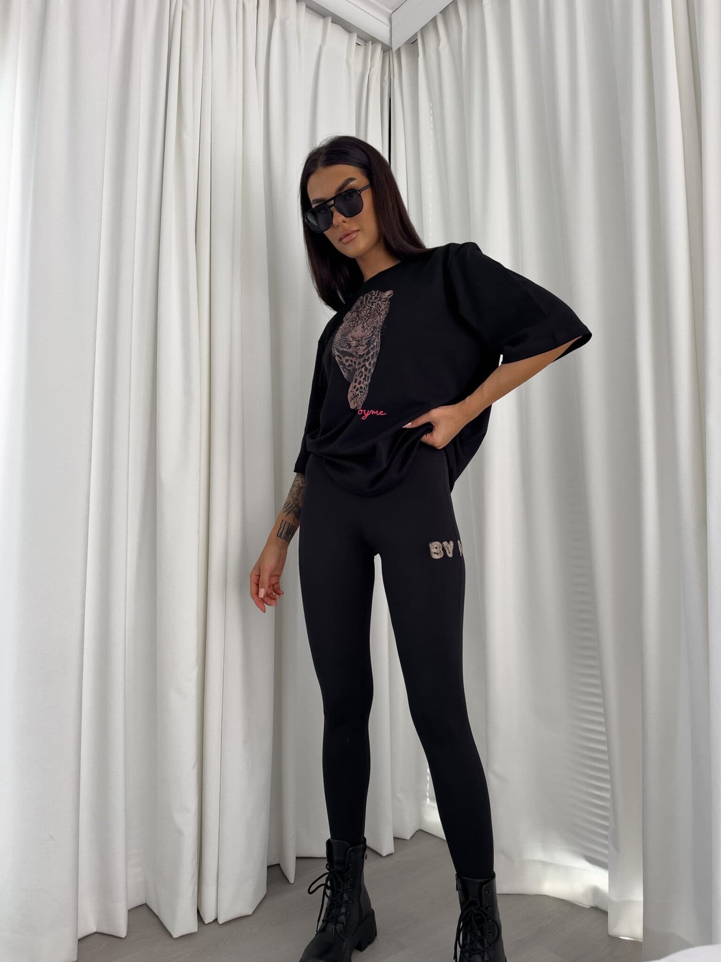 Leggings WOW -Schwarz