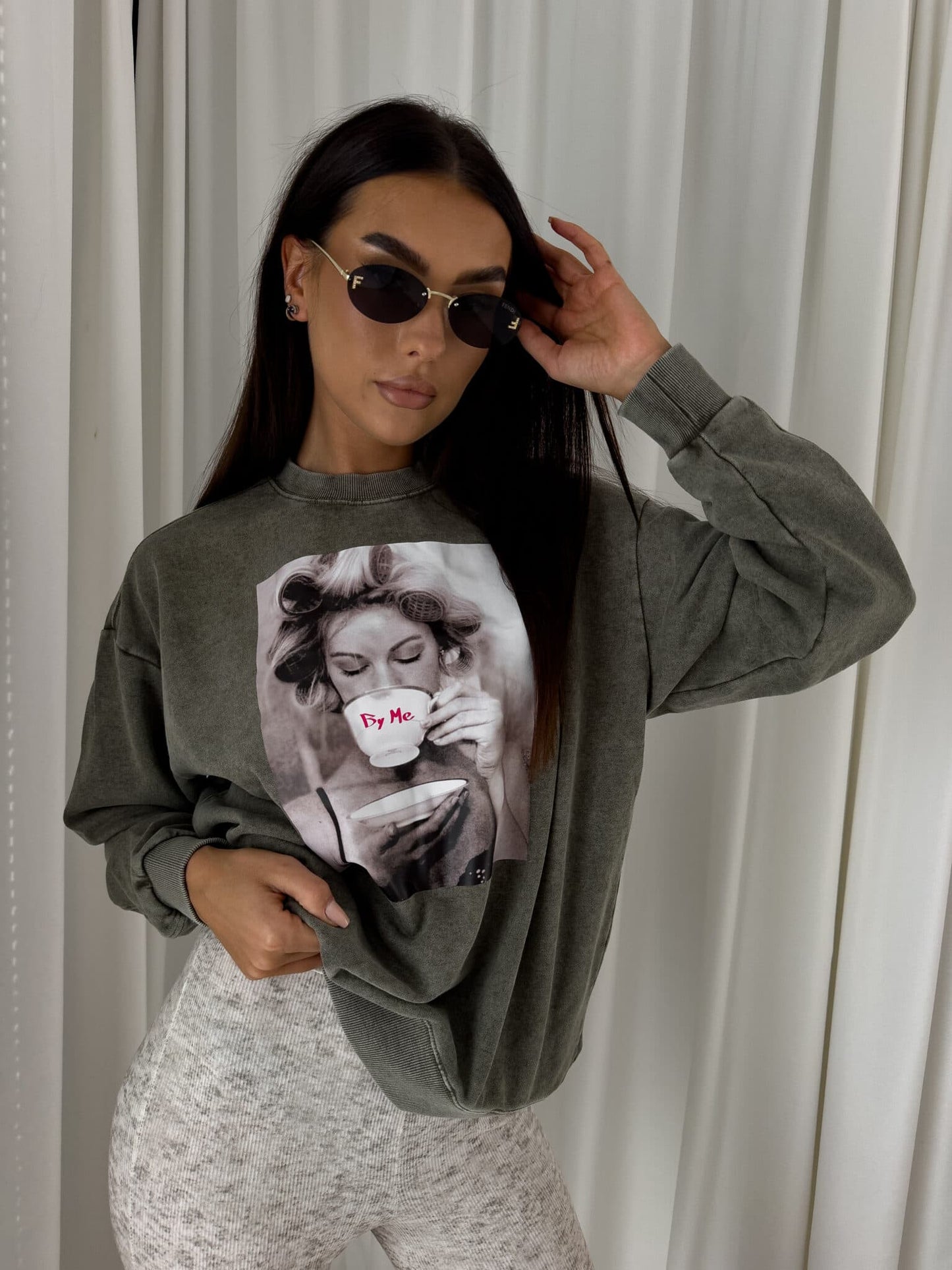 Sweatshirt ROLLER - khaki