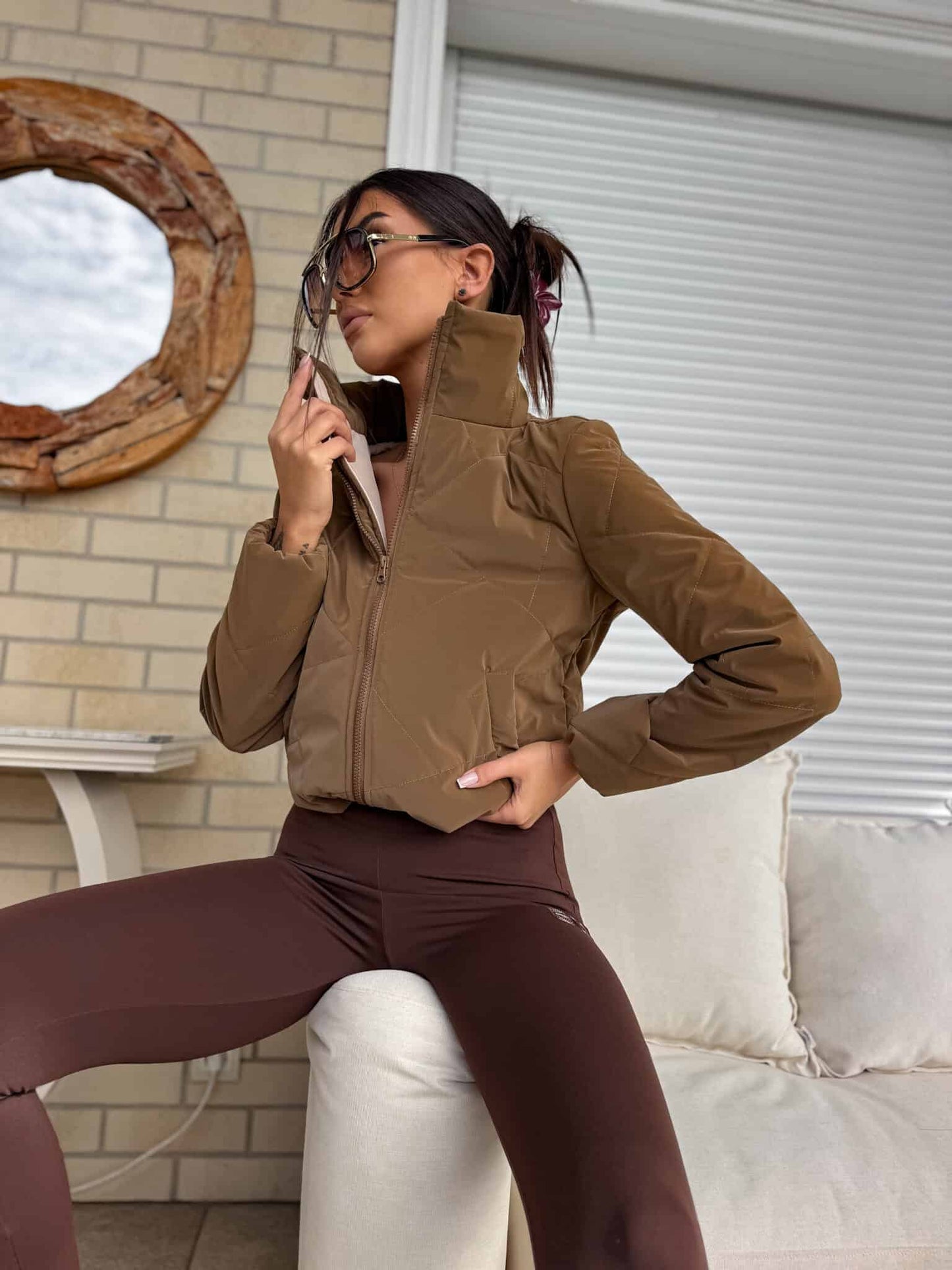 Jacke VESTE II – SCHOKOBRAUN