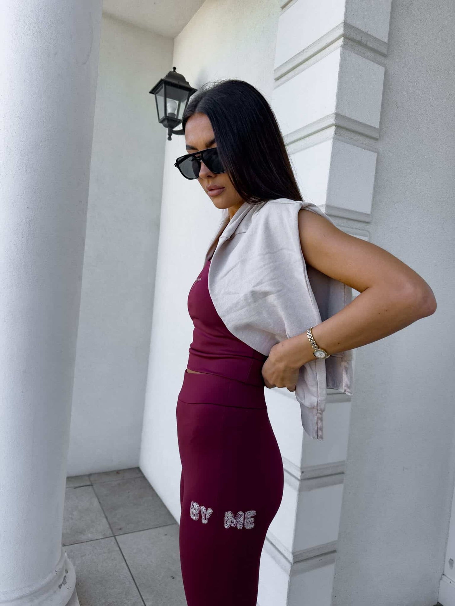 Leggings WOW - bordeaux
