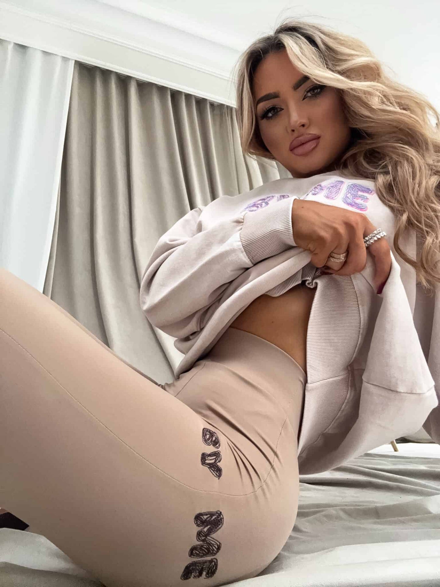 Leggings WOW - beige