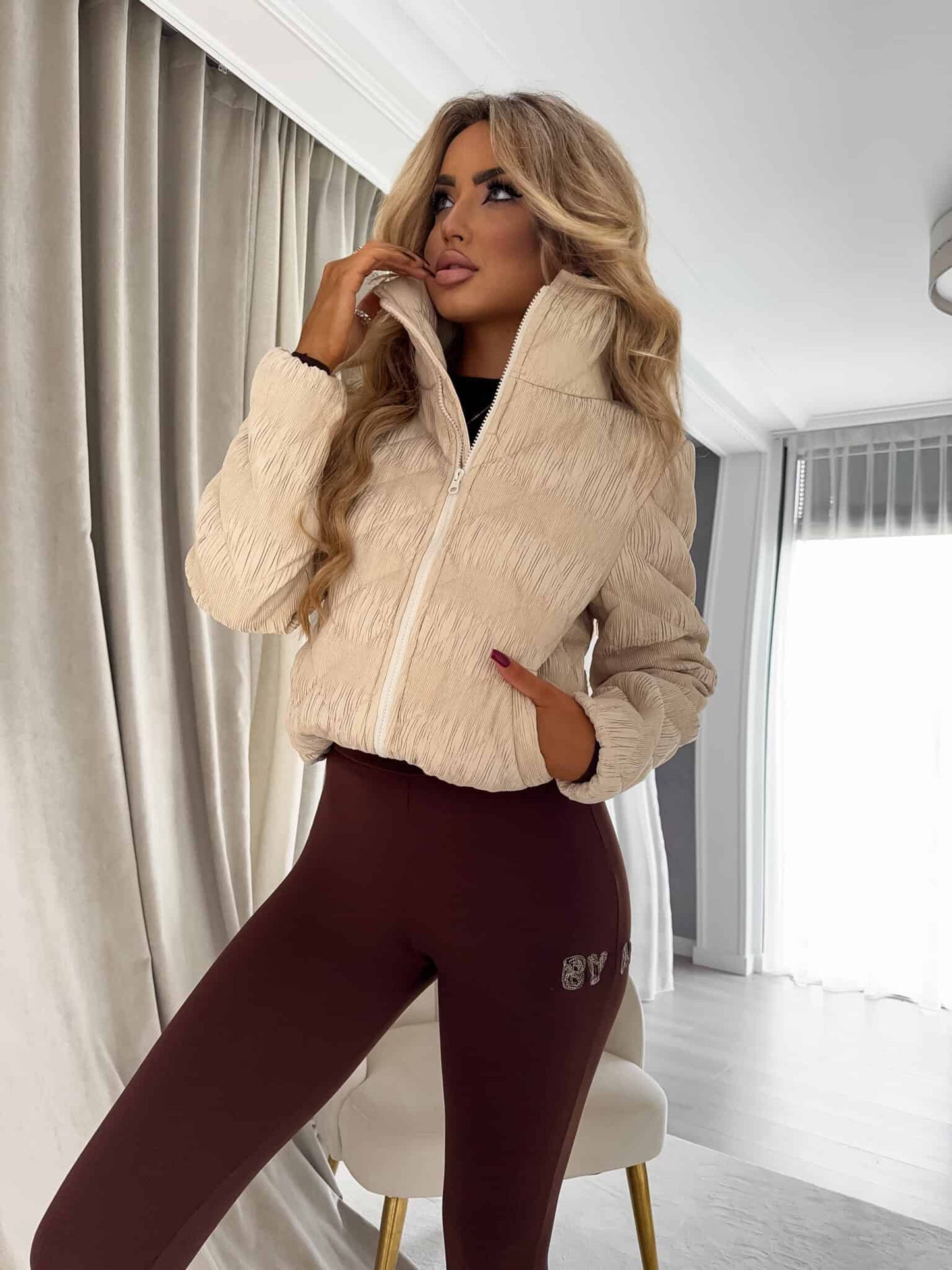 Jacke VESTE II – hellbeige