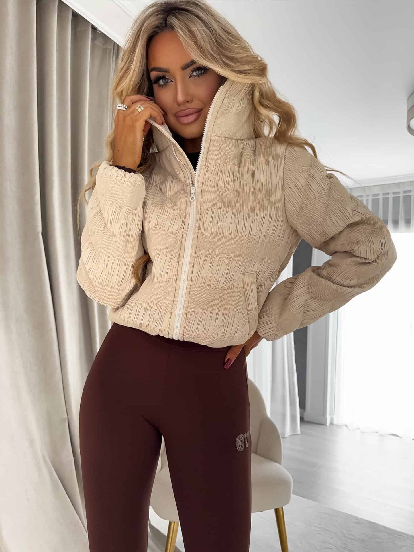 Jacke VESTE II – hellbeige
