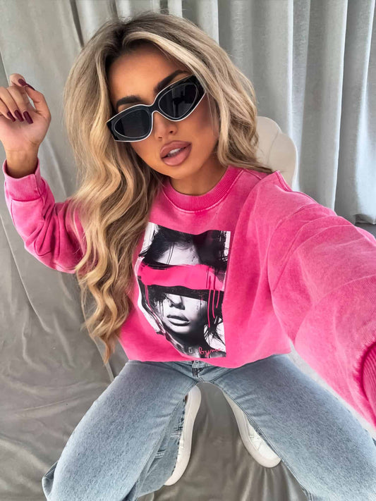 Sweatshirt LOCK - Rosa