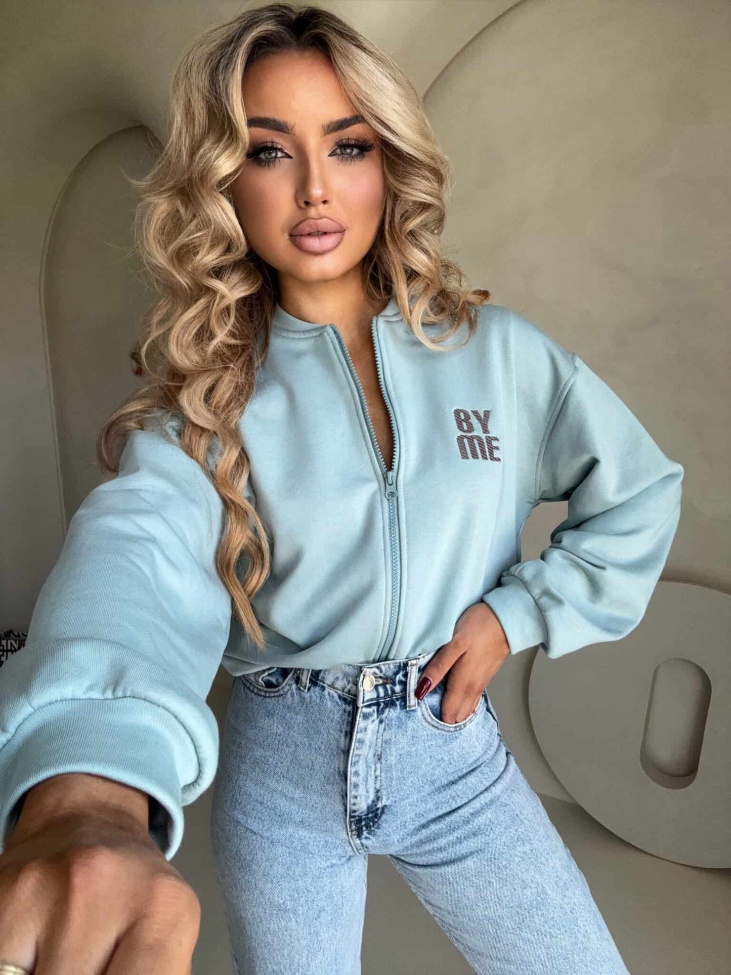 Sweatshirt MIMI - Minze