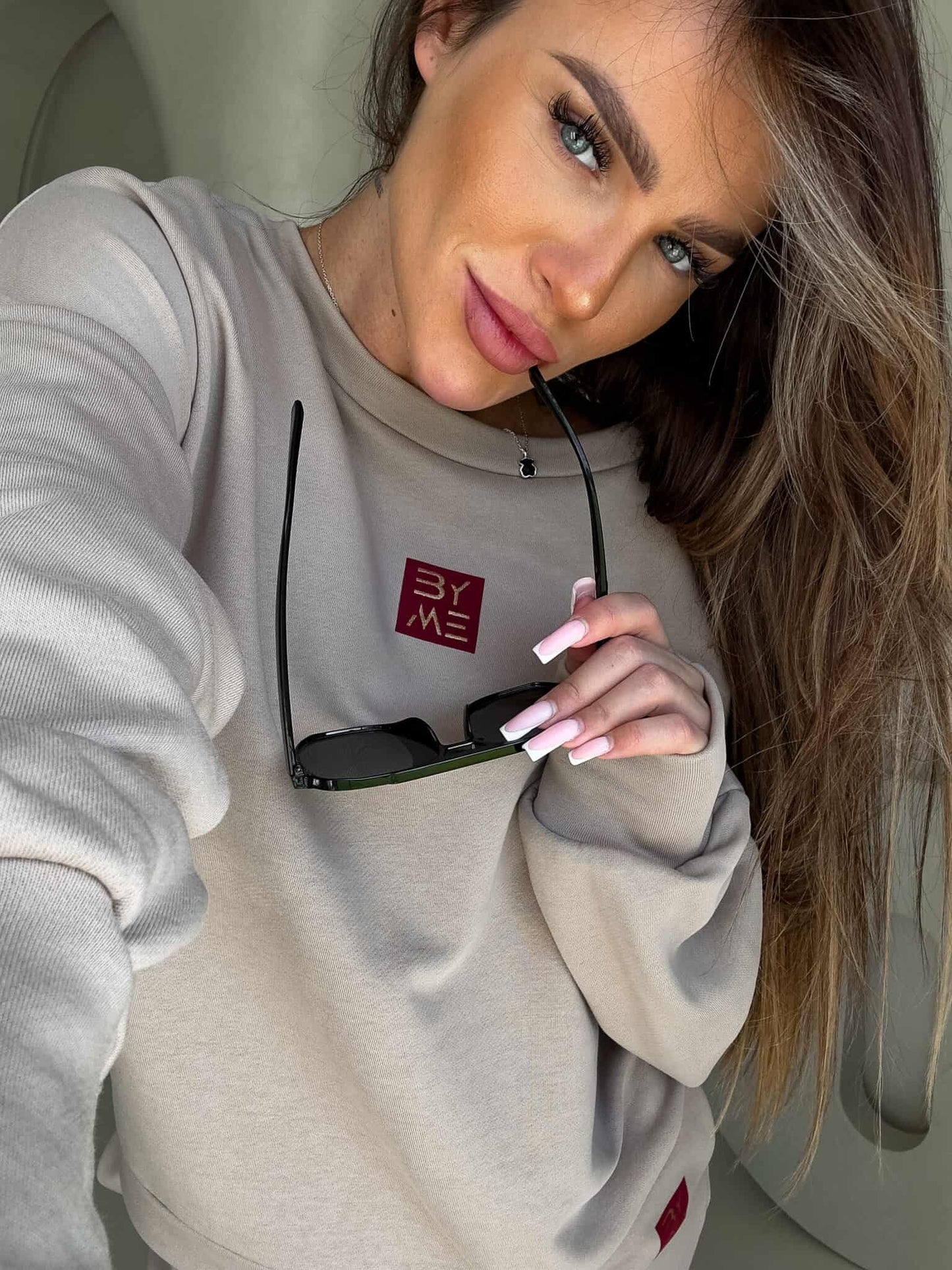 Sweatshirt DEJW - beige