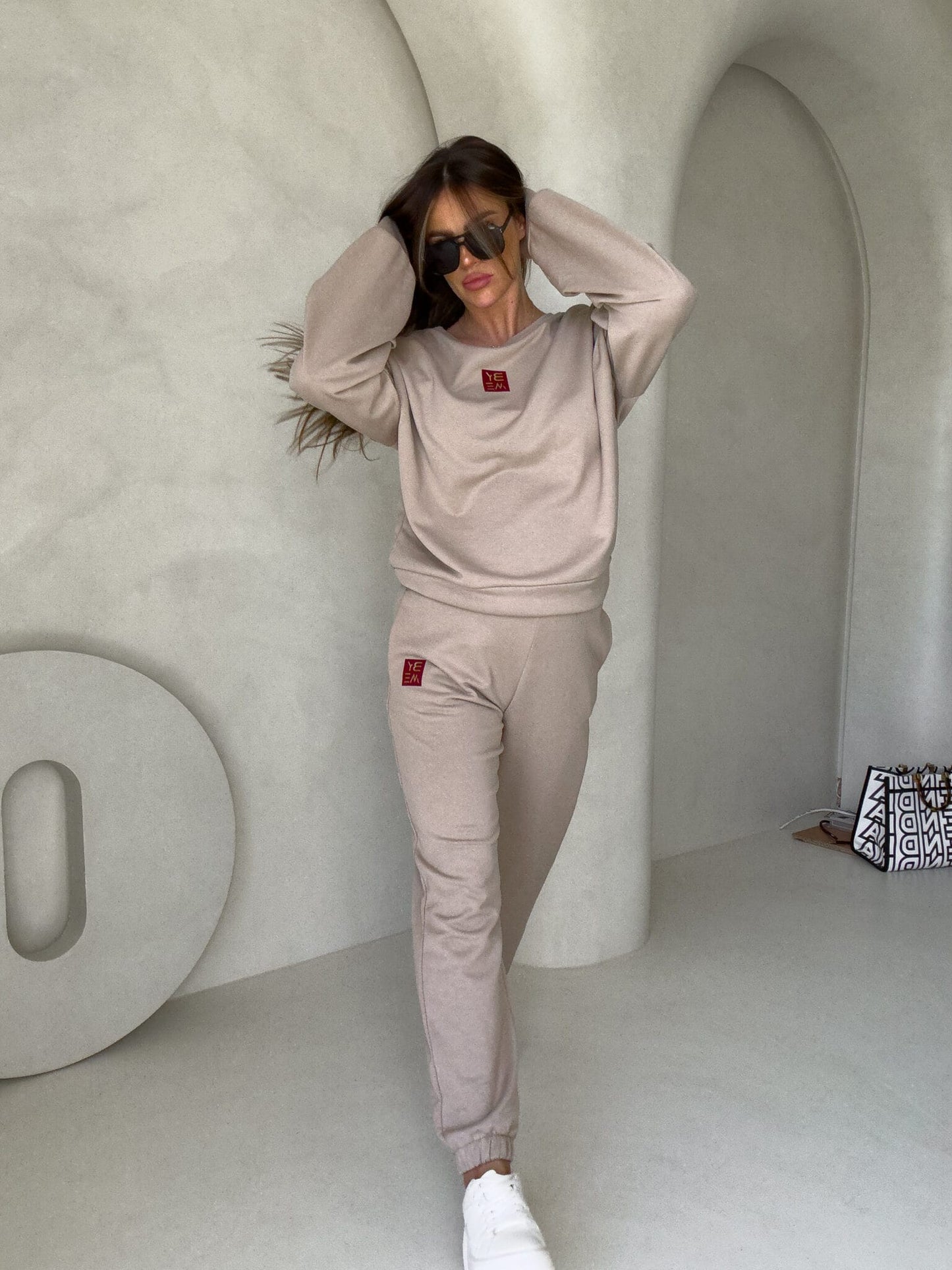 Sweatshirt DEJW - beige