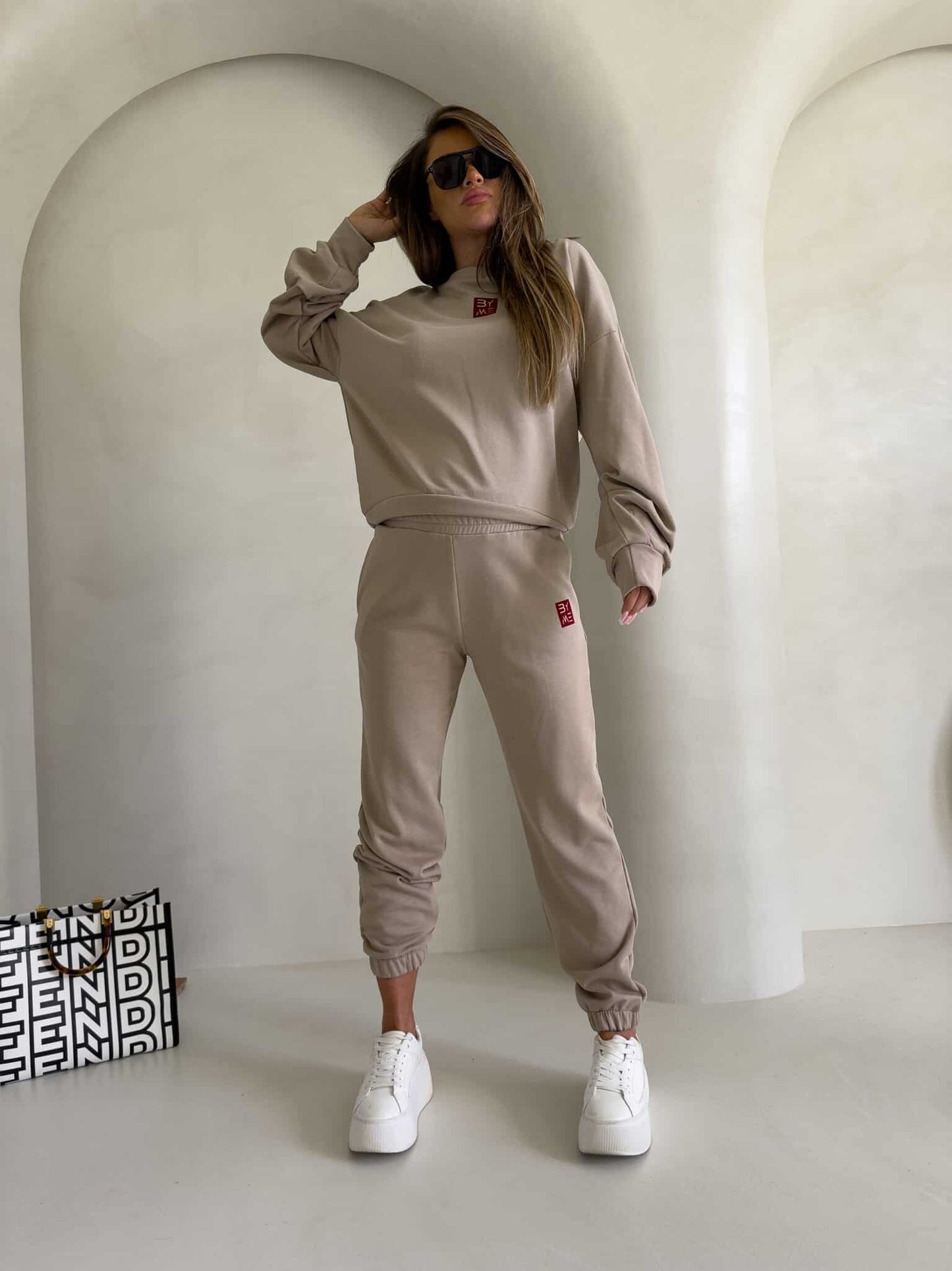 Sweatshirt DEJW - beige