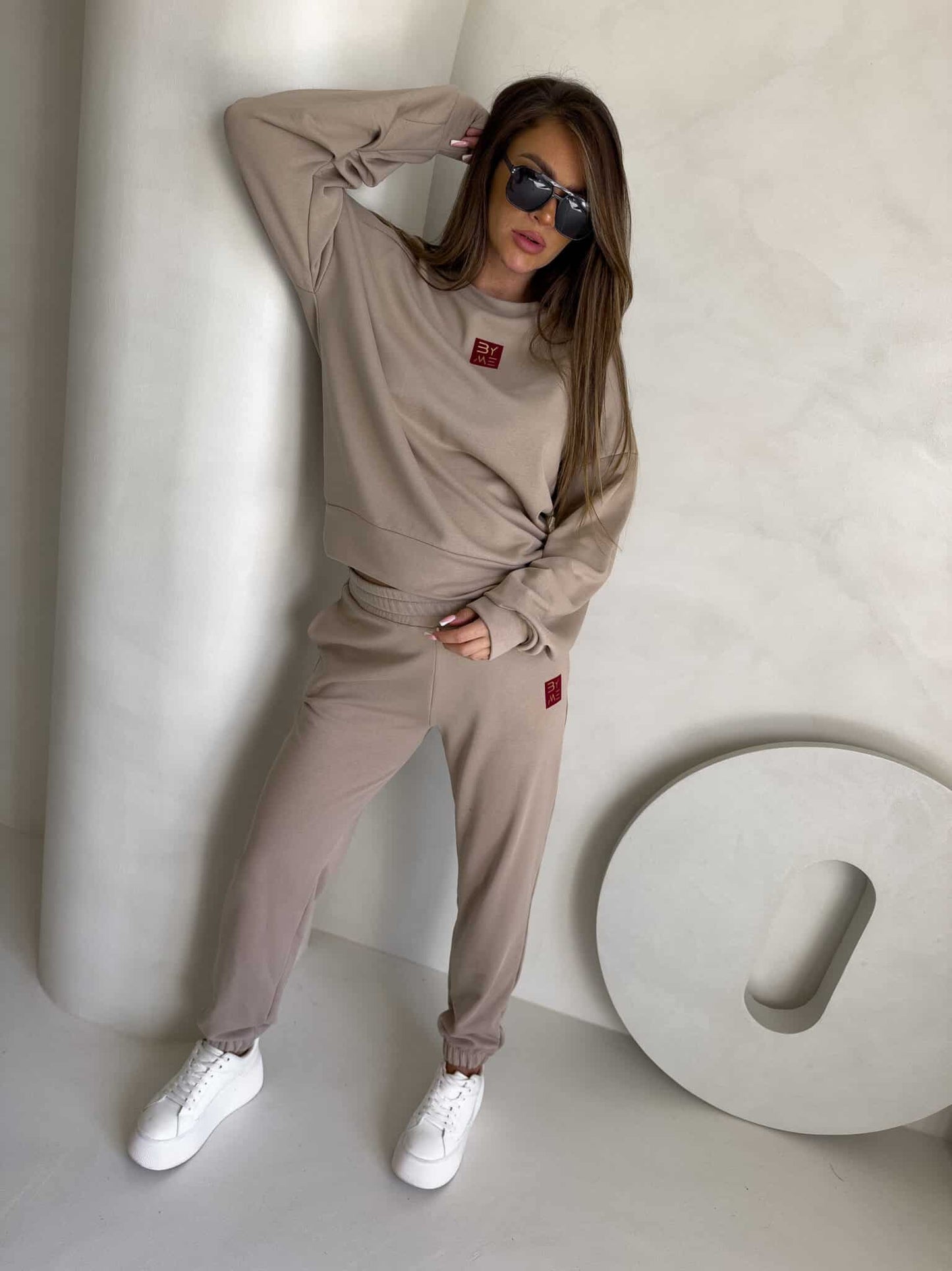 Sweatshirt DEJW - beige