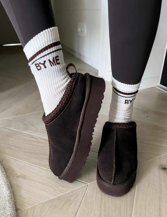 Socken STRIPE – ecru