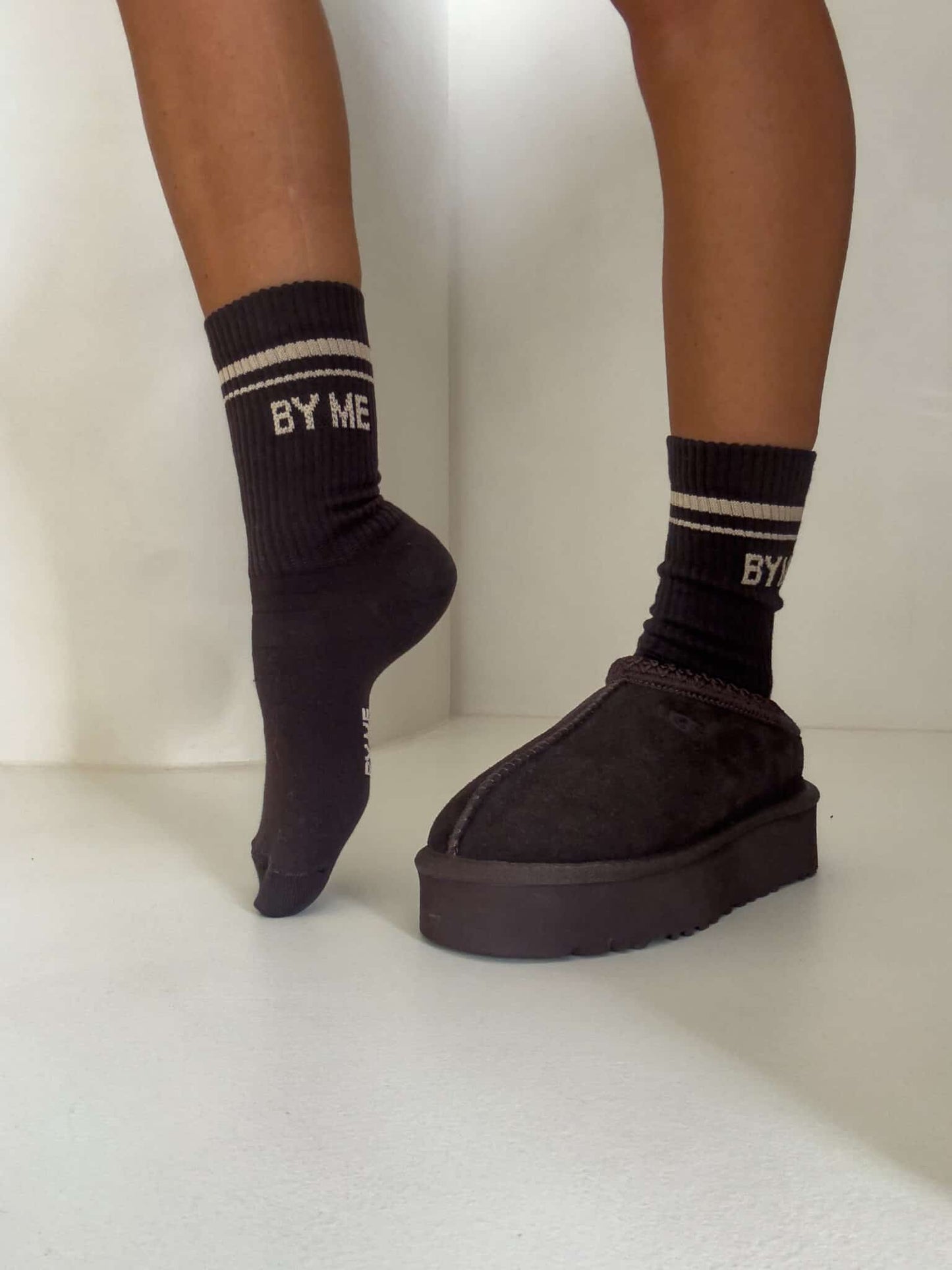 Socken STRIPE –SCHOKOBRAUN