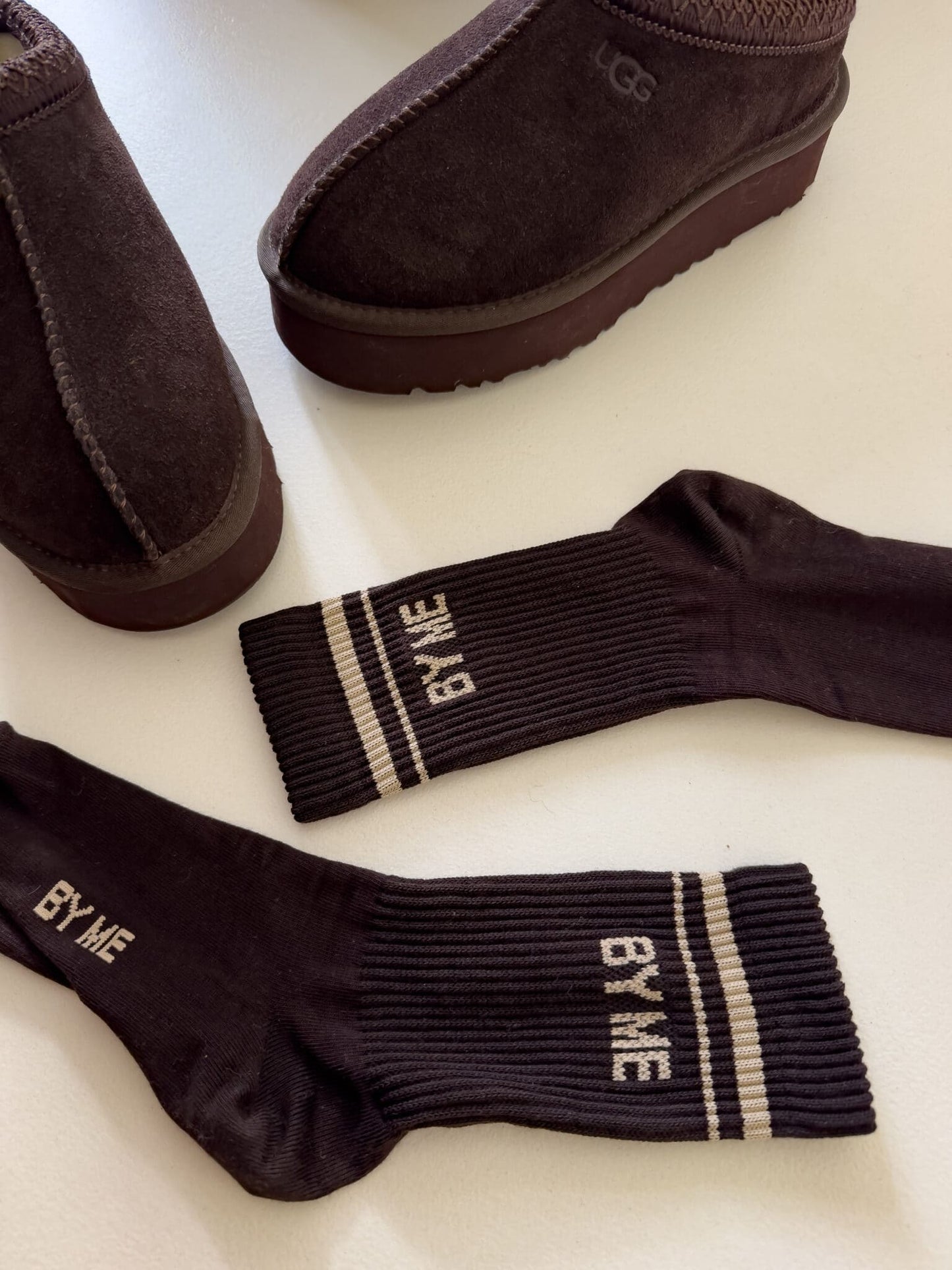 Socken STRIPE –SCHOKOBRAUN