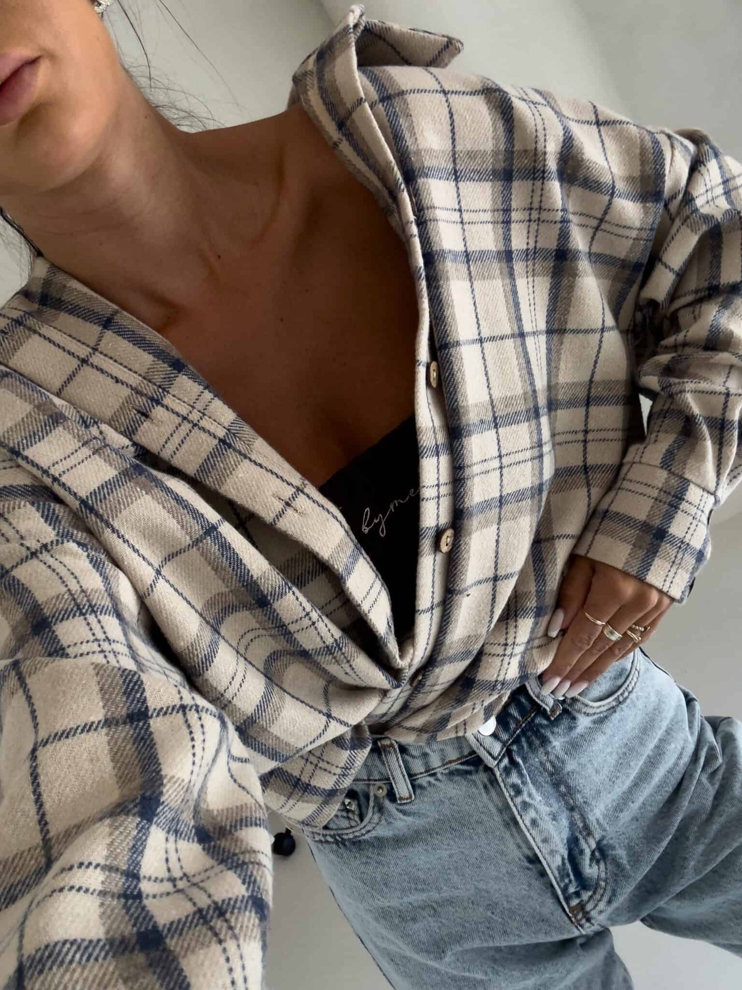 Damenbluse KRATA - beige