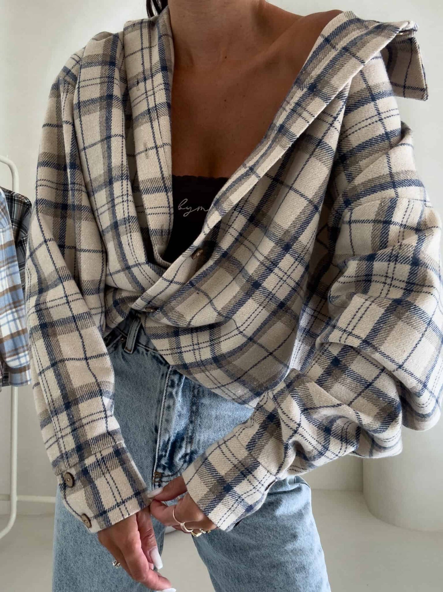 Damenbluse KRATA - beige