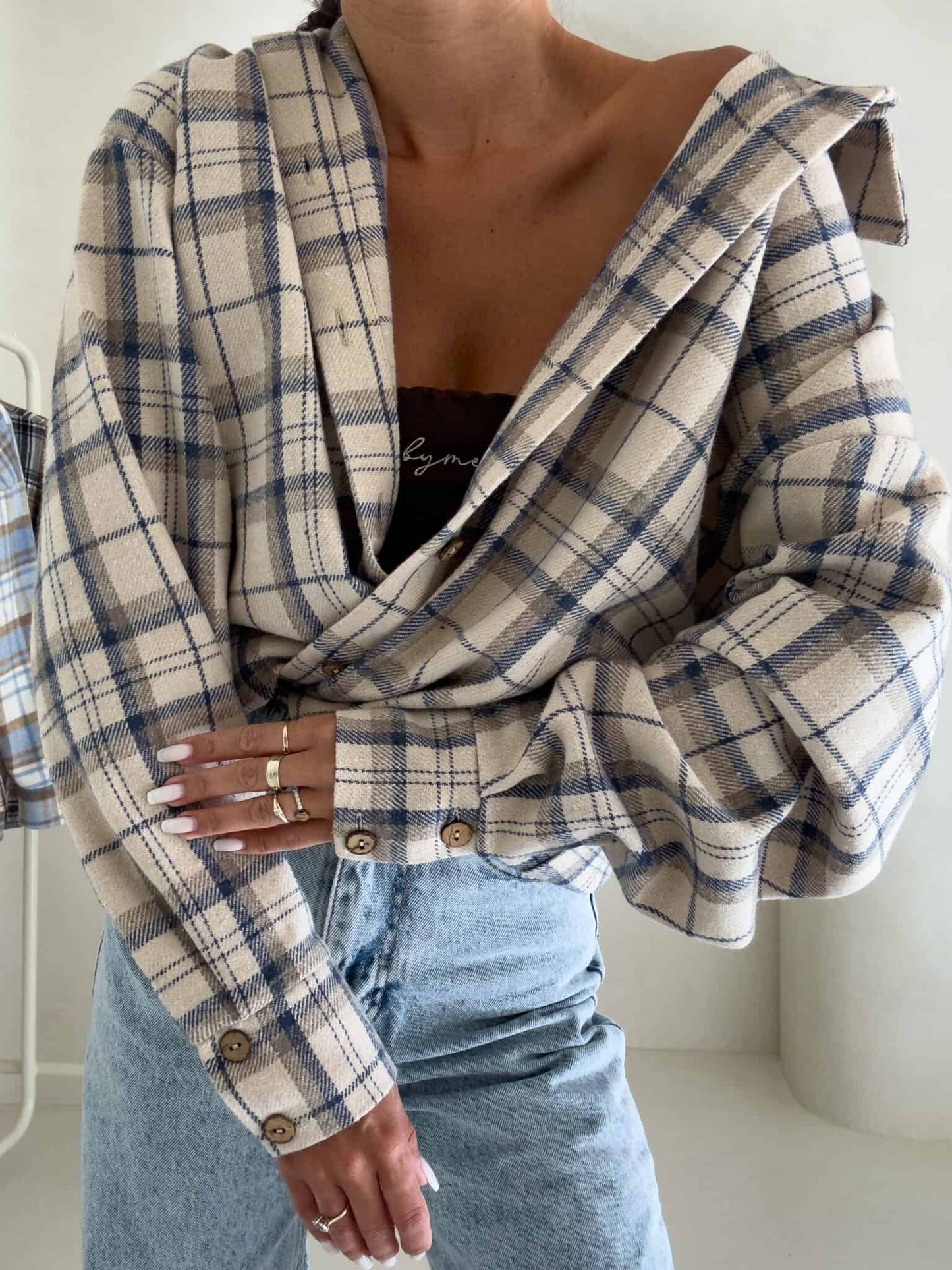 Damenbluse KRATA - beige