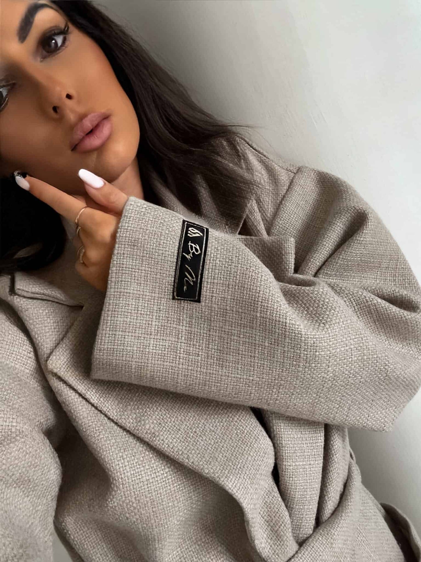 Mantel BOSS – beige