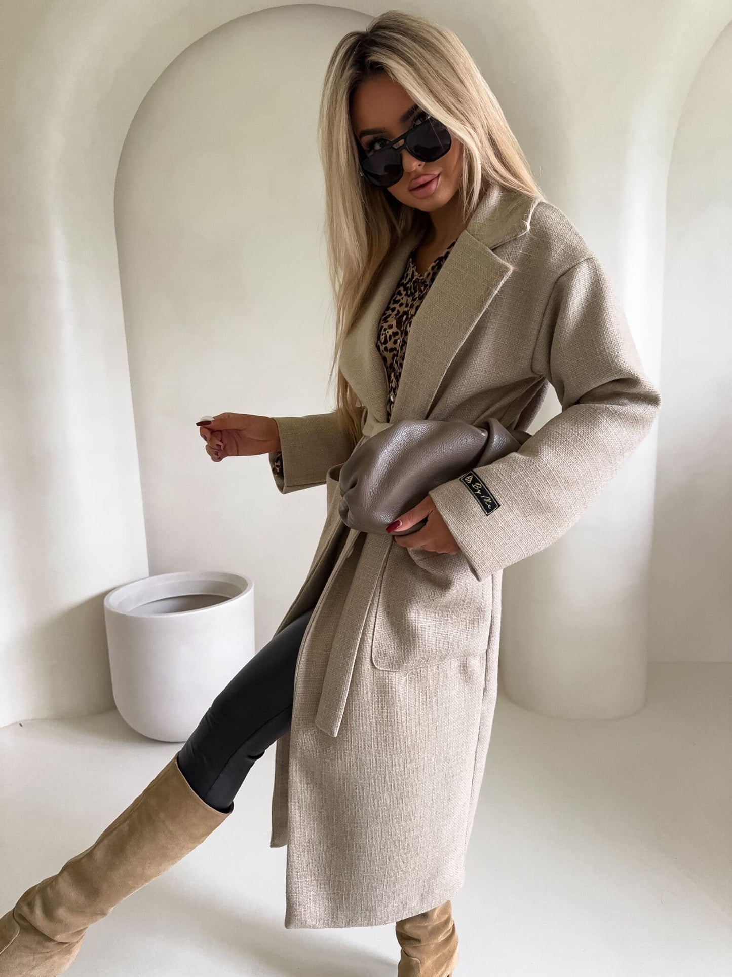Mantel BOSS – beige