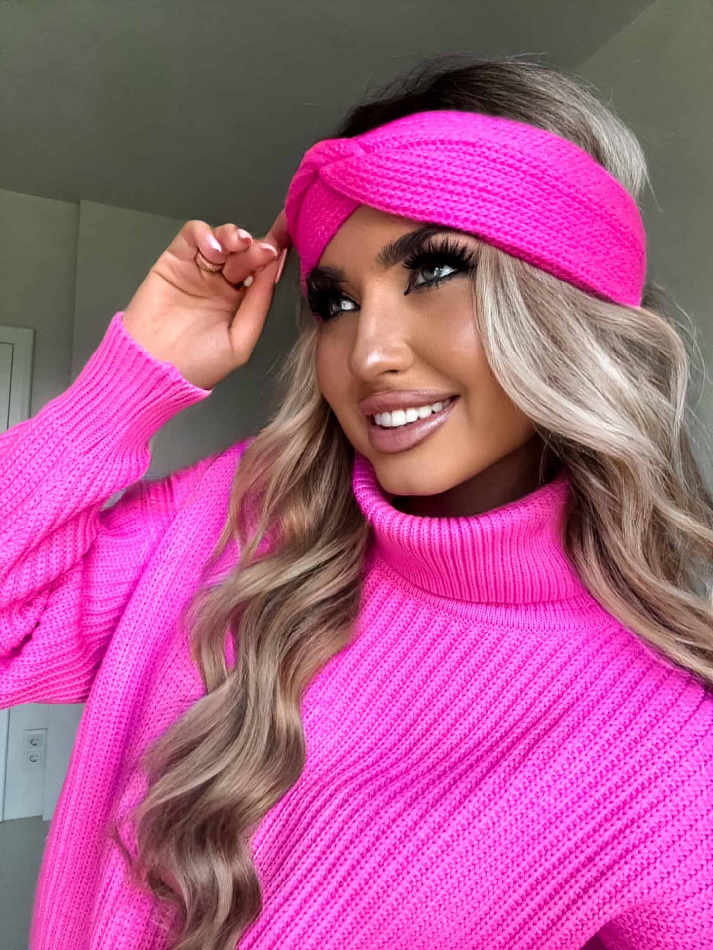 Stirnband CATI - neon pink