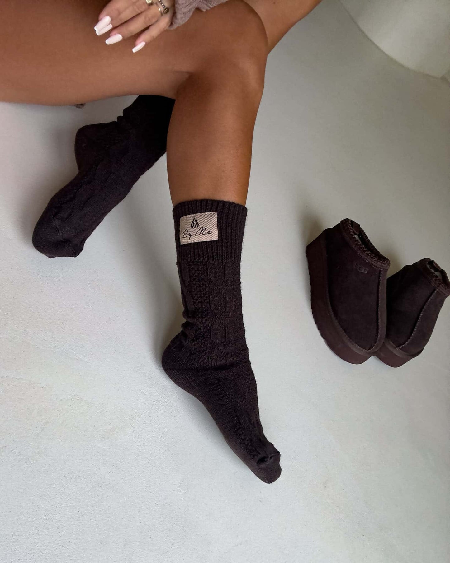 Socken WOOL – Schoko