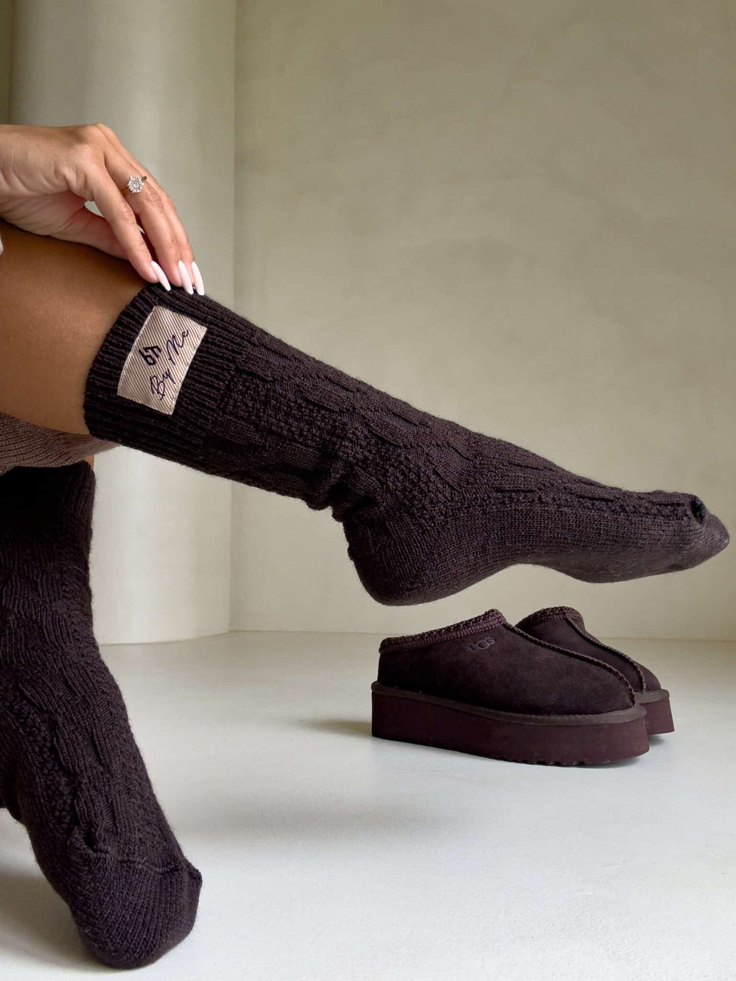 Socken WOOL – Schoko