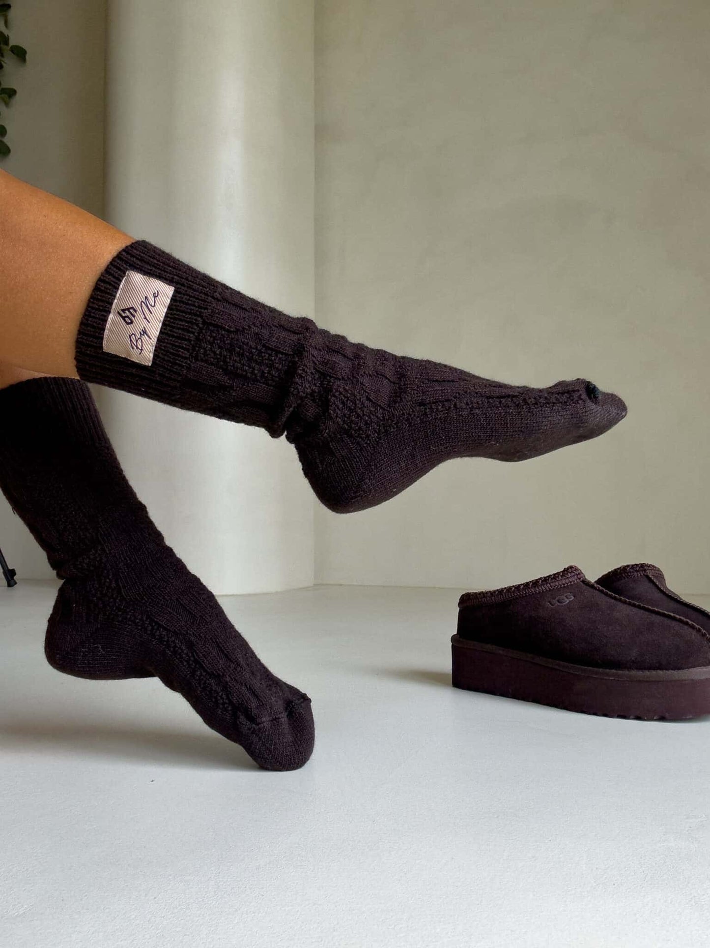 Socken WOOL – Schoko