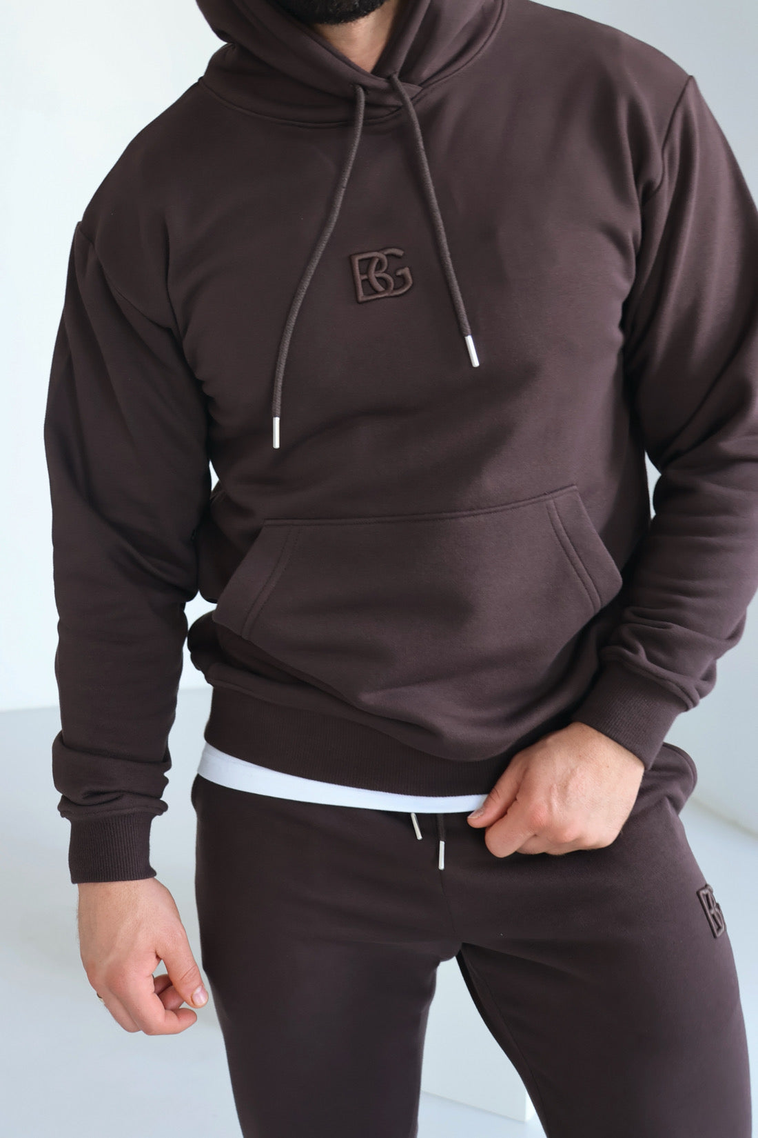 SWEATSHIRT HERREN BG KANGOO | DUNKELBRAUN