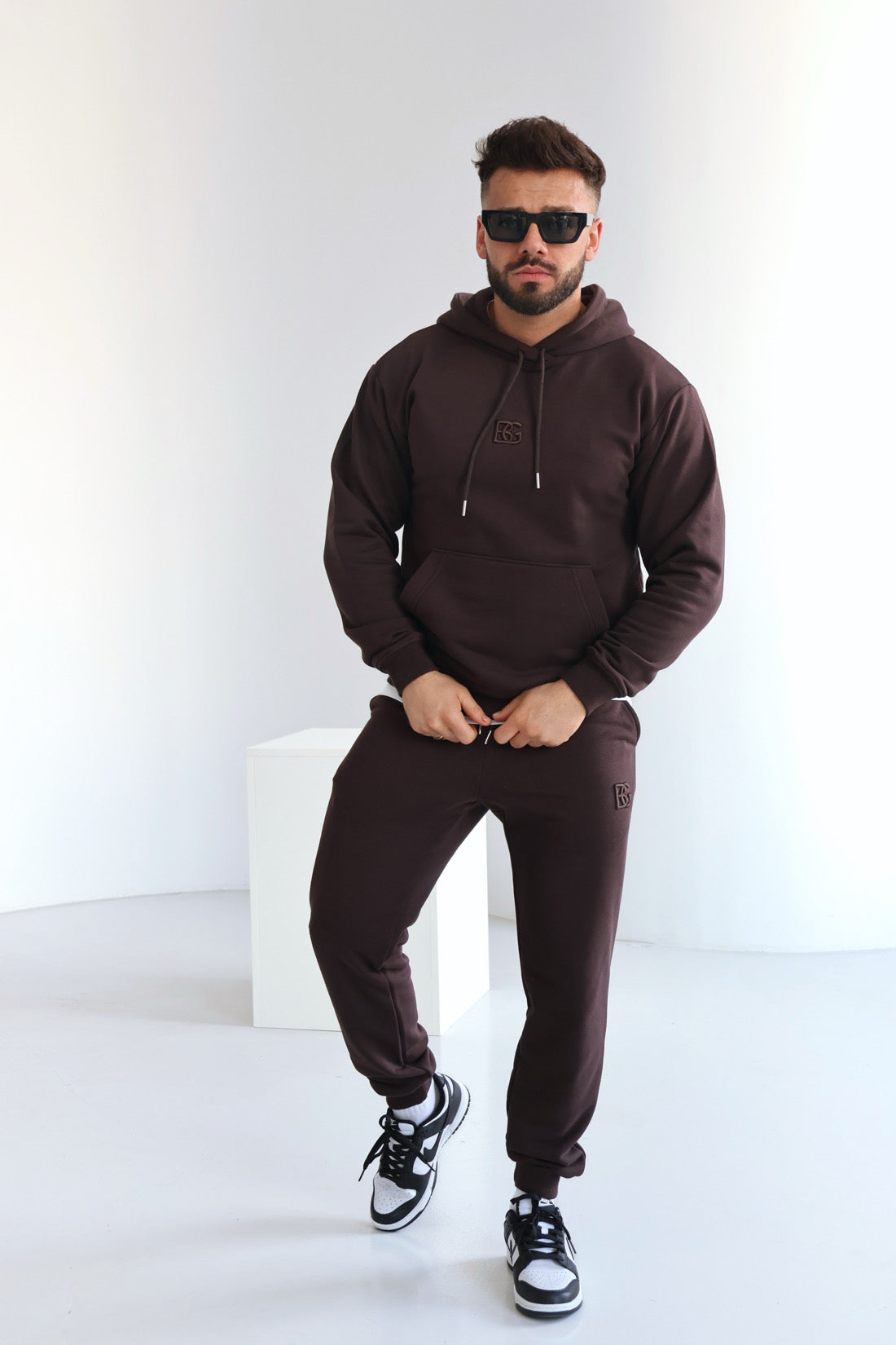 SWEATSHIRT HERREN BG KANGOO | DUNKELBRAUN