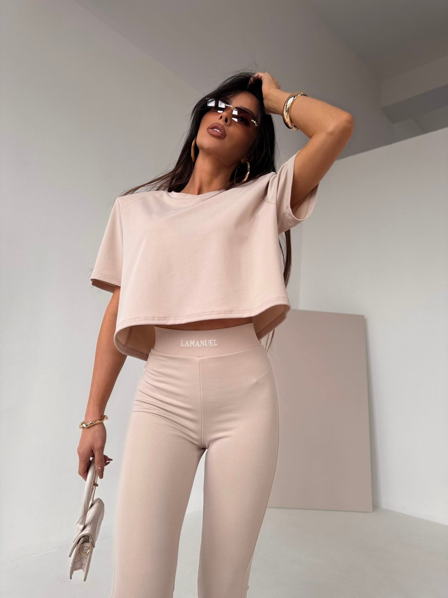 Leggings ADORE LA MANUEL beige