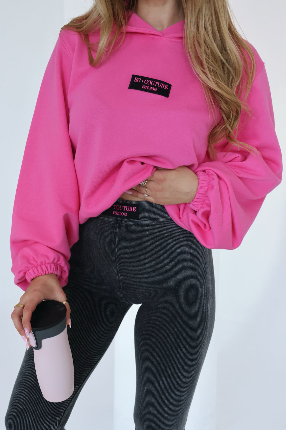 SWEATSHIRT BG OFF | FUCHSIE