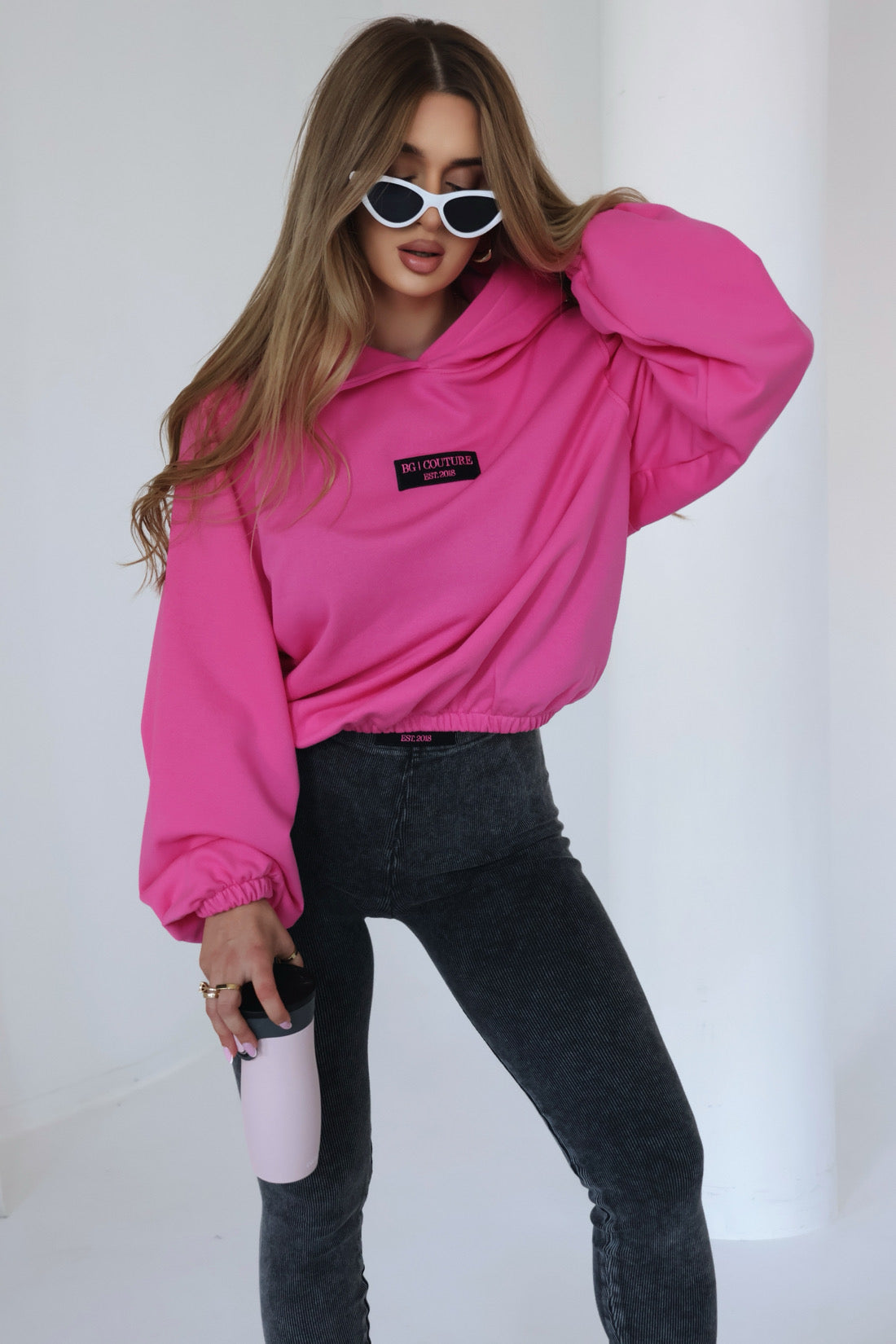 SWEATSHIRT BG OFF | FUCHSIE