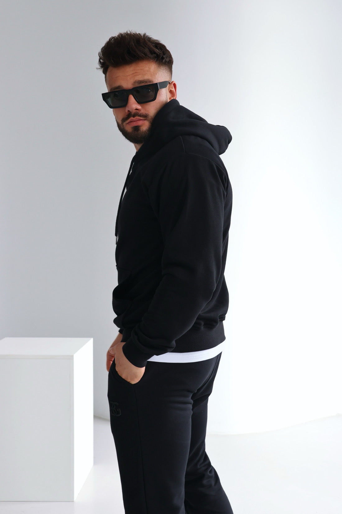 SWEATSHIRT HERREN BG KANGOO | SCHWARZ