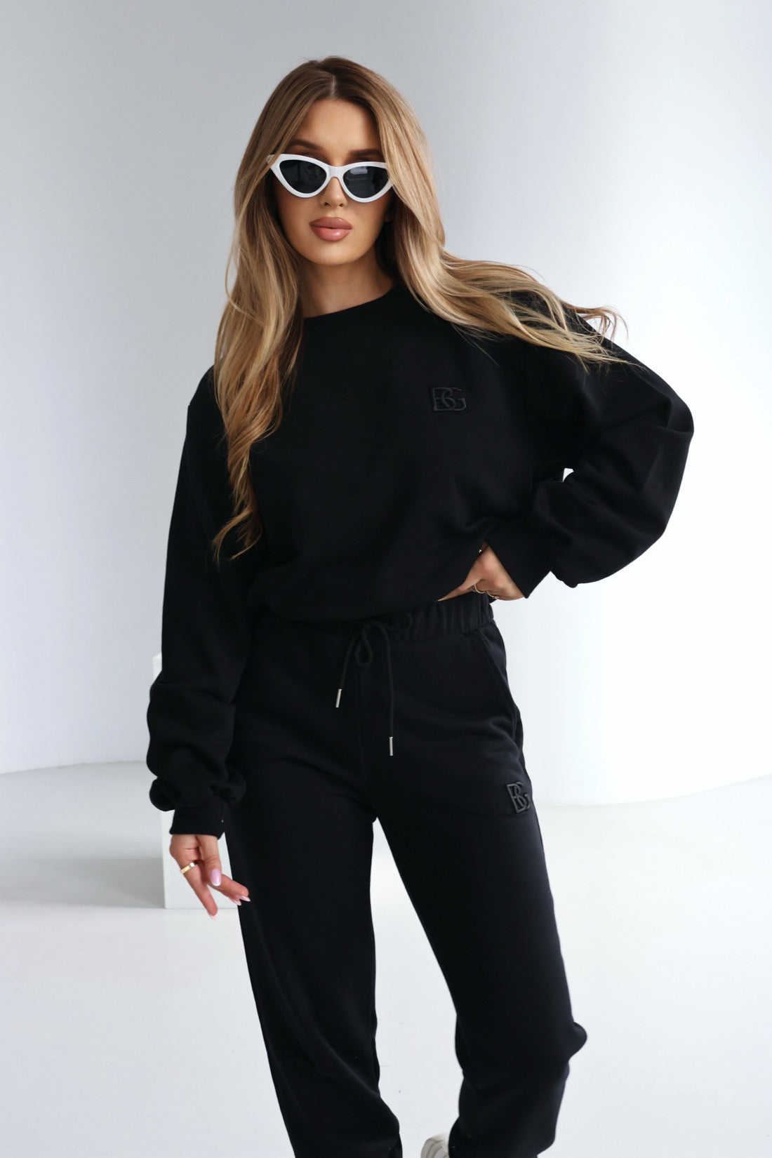 SWEATSHIRT BG BASIC | SCHWARZ