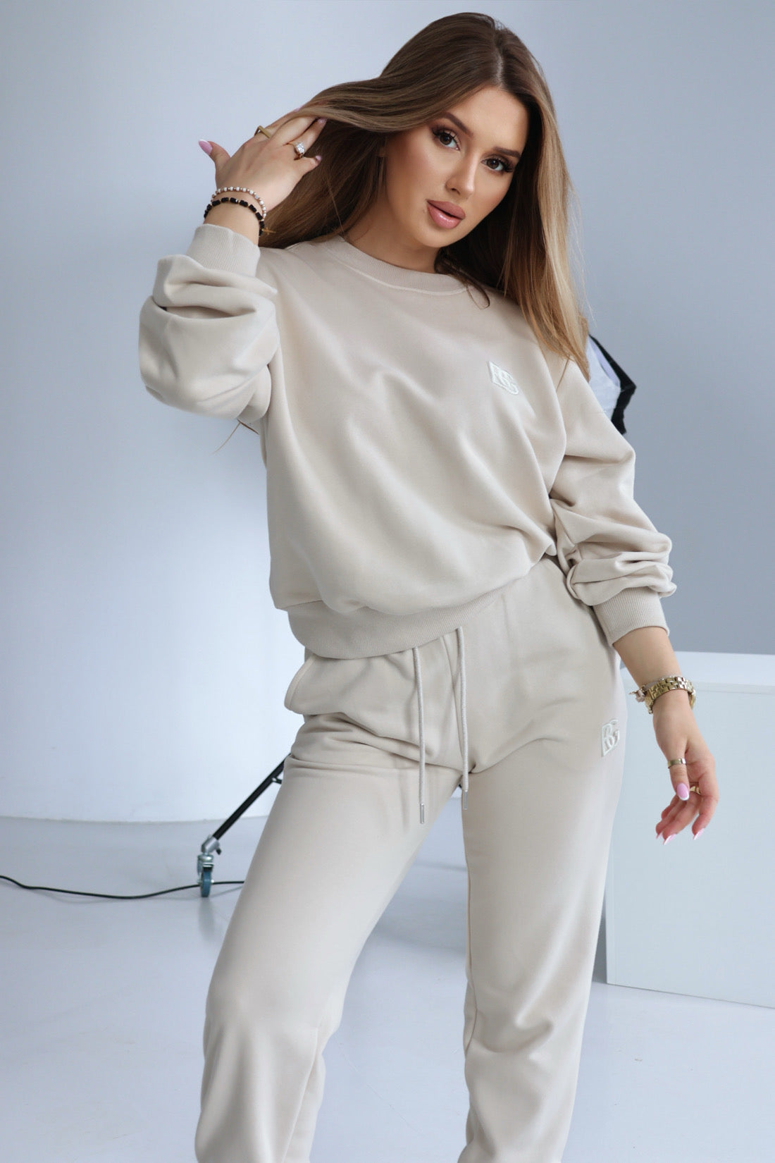 DAMENHOSE BG BRAND | HELLBEIGE