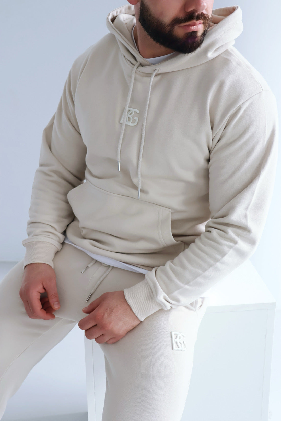 SWEATSHIRT HERREN BG KANGOO | HELLBEIGE