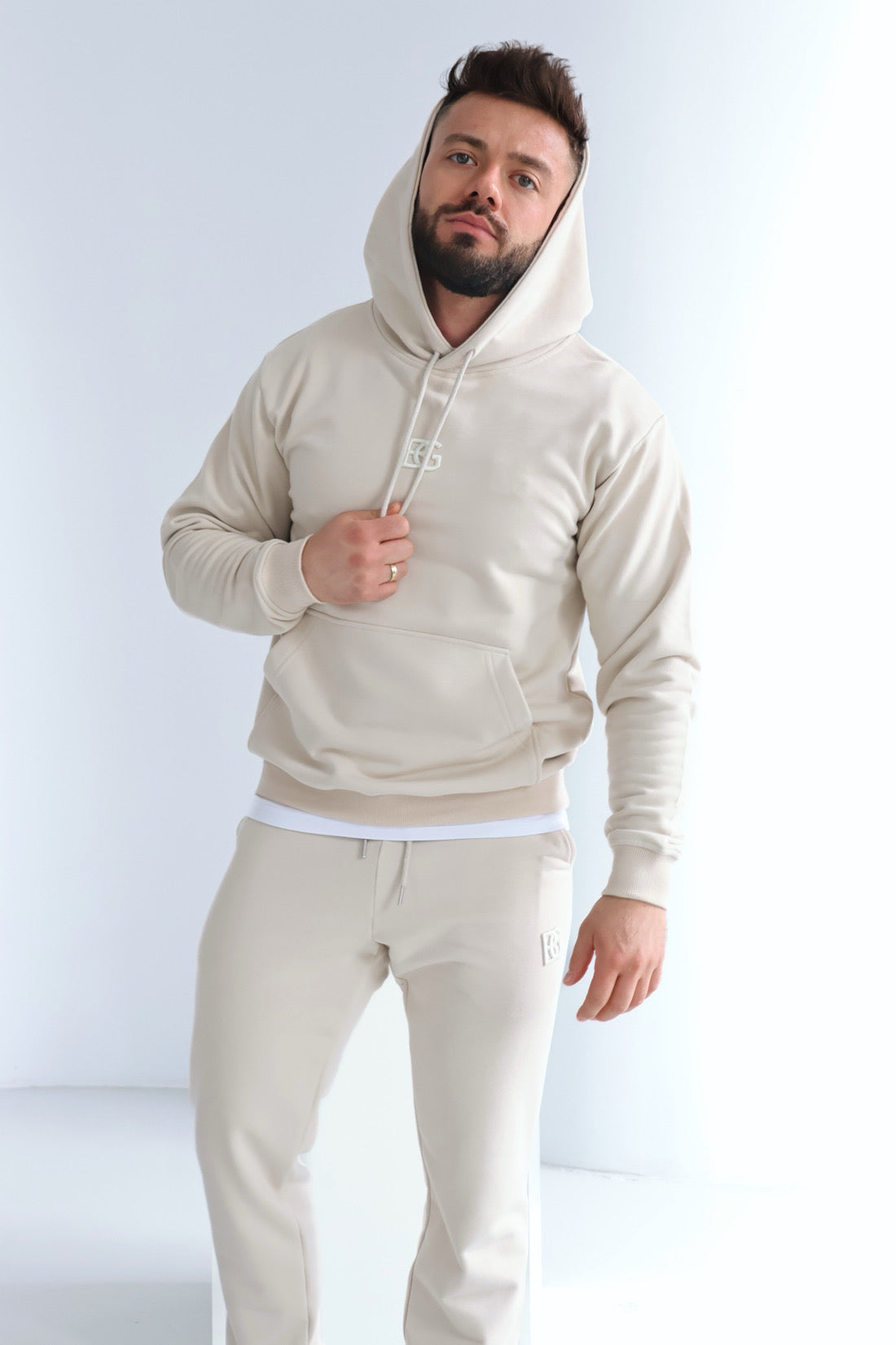 SWEATSHIRT HERREN BG KANGOO | HELLBEIGE