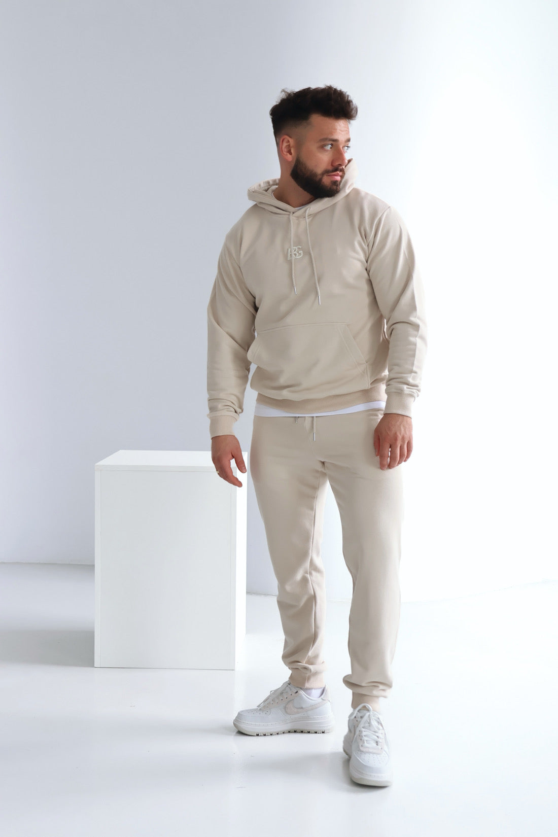 SWEATSHIRT HERREN BG KANGOO | HELLBEIGE