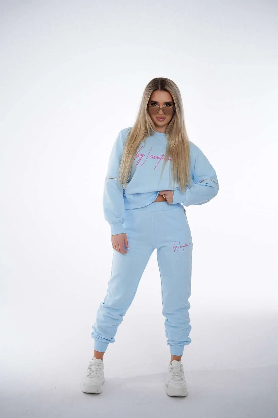 Sportanzug damen blau