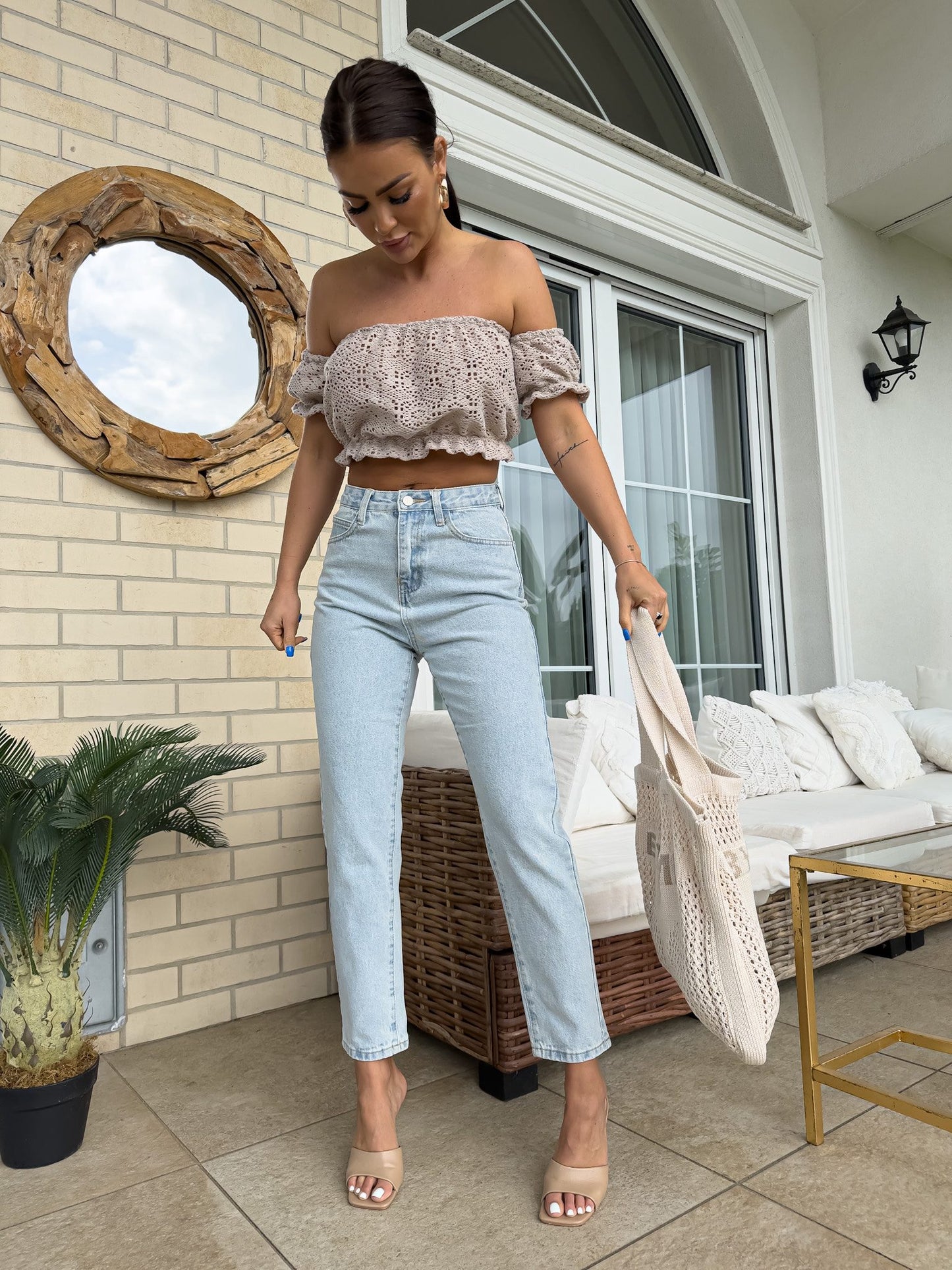 Jeans Mom- fit Damen