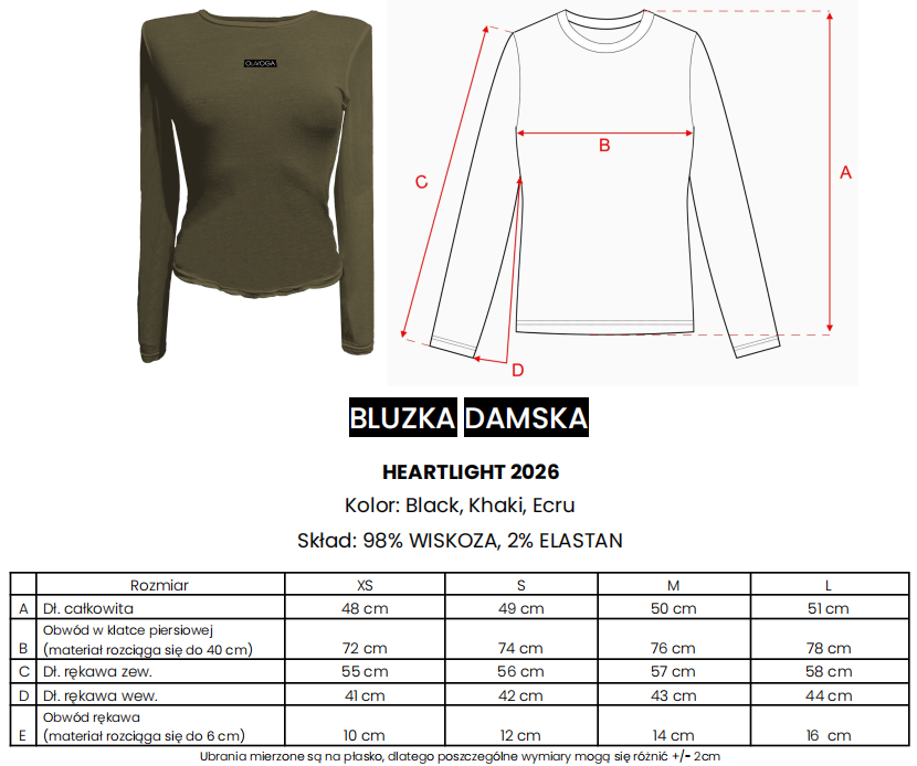 Longsleeve HEARTLIGHT OLAVOGA | Ecru