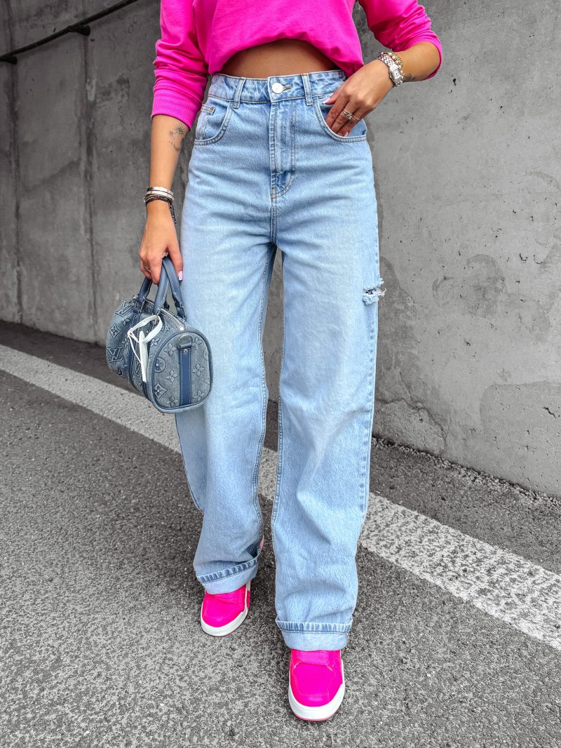 Jeans Riga Olavoga Baggy Fit Hellblau