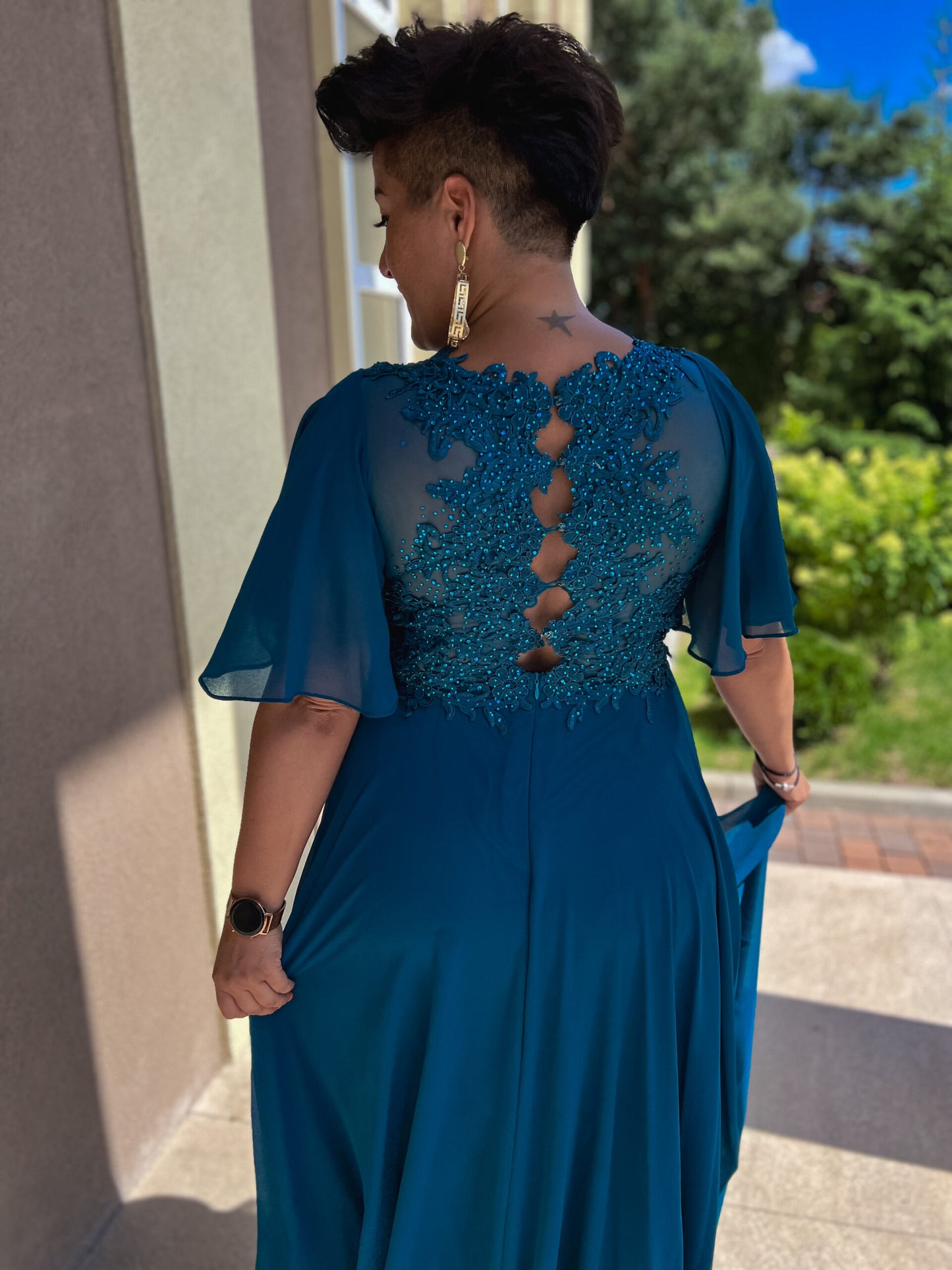 Abendkleid große Größen Türkis